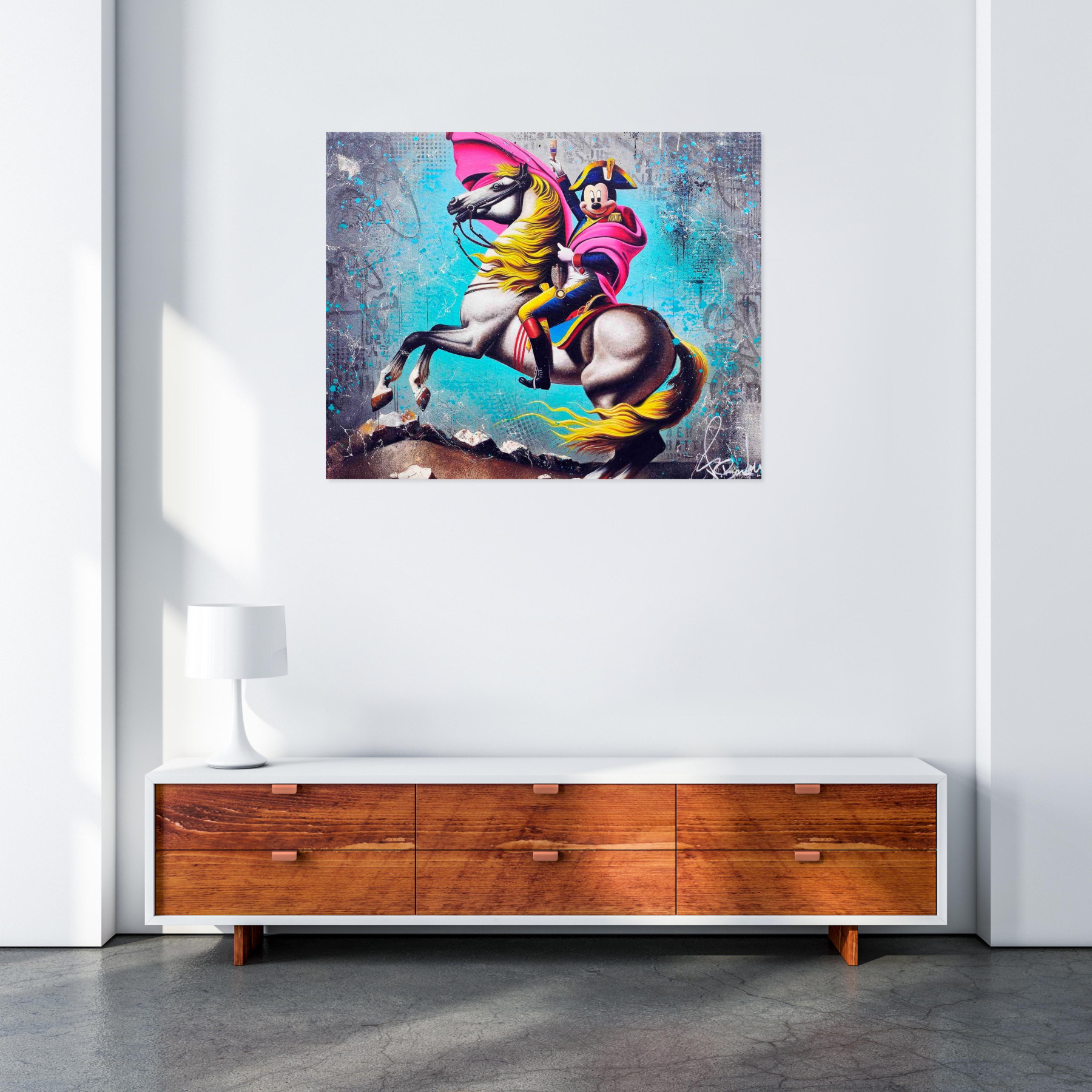 Vincent Bardou, Mickey Napoléon, painting - Artalistic online contemporary art buying and selling gallery