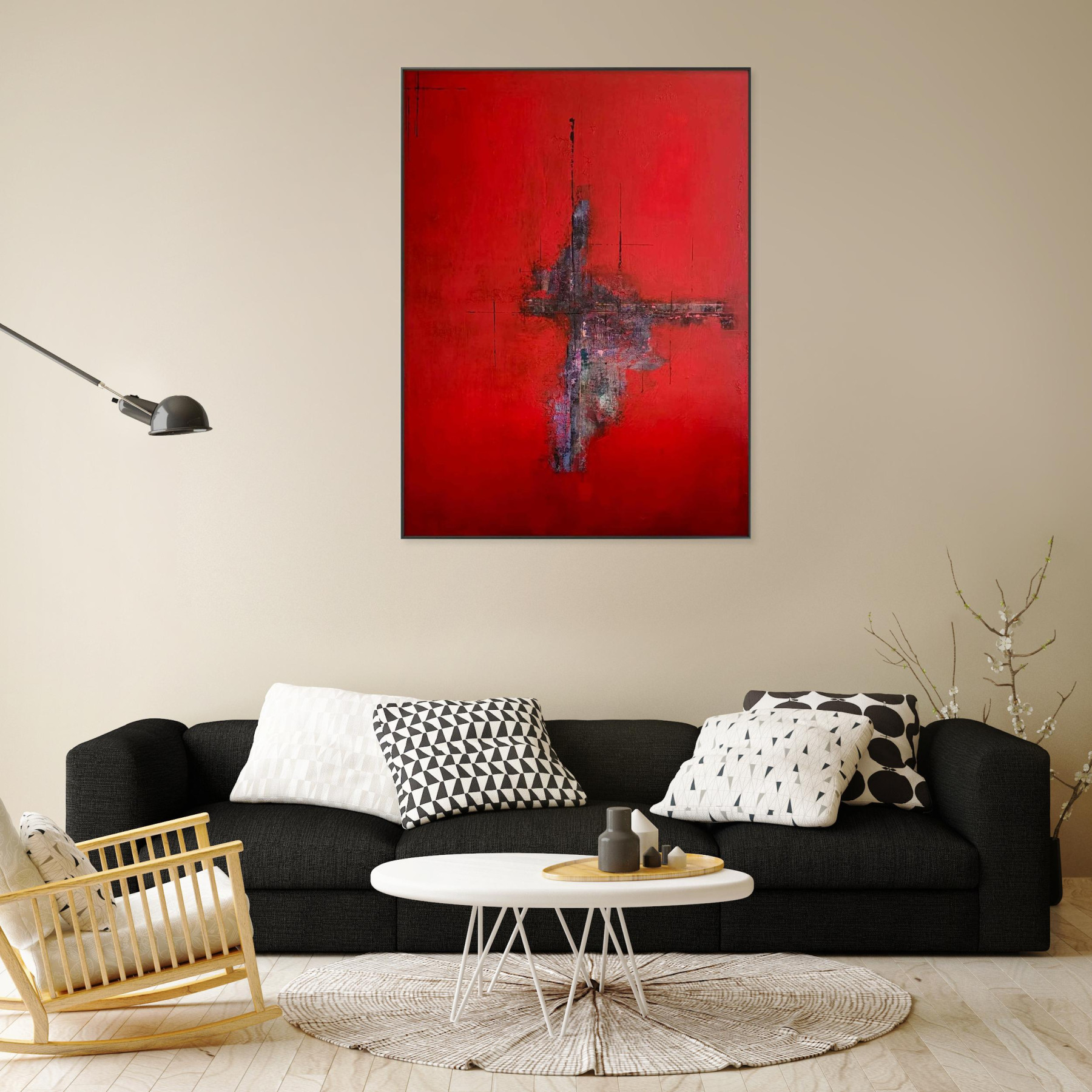 Mdmart, The last line, painting - Artalistic online contemporary art buying and selling gallery