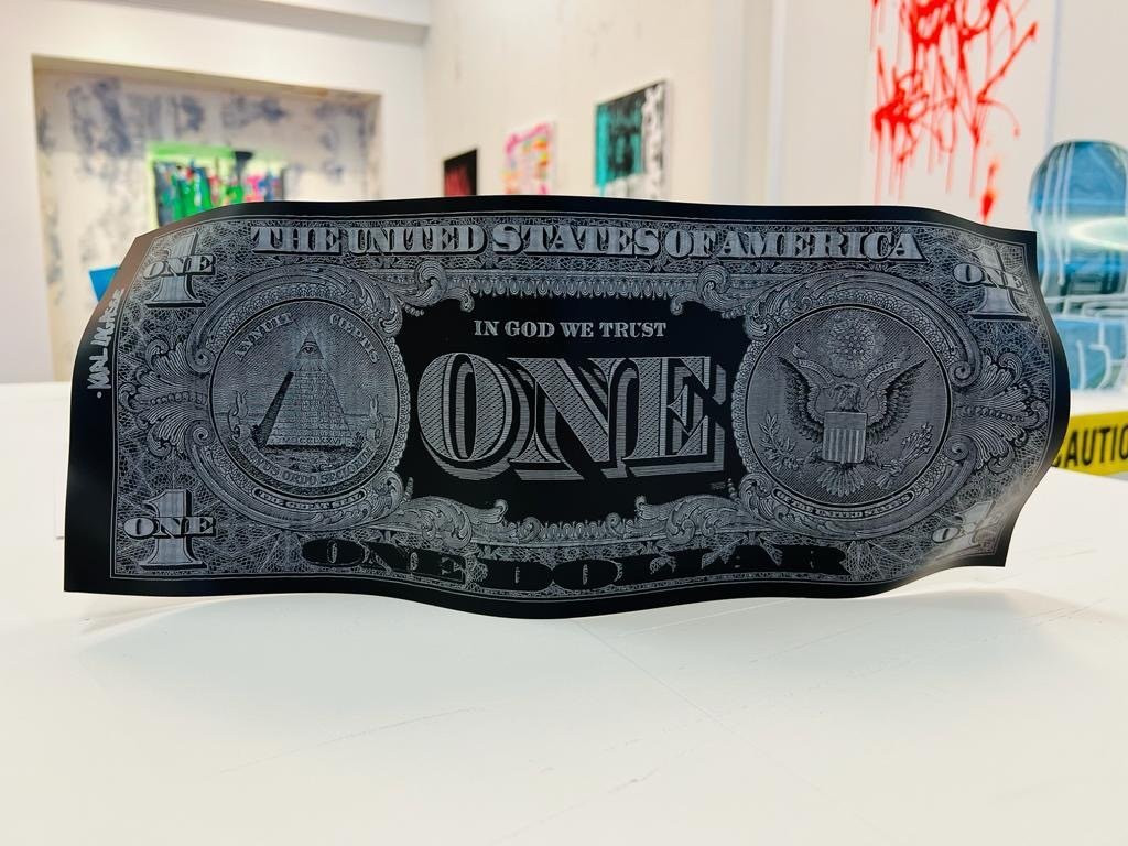 Karl Lagasse, One dollar, sculpture - Artalistic online contemporary art buying and selling gallery