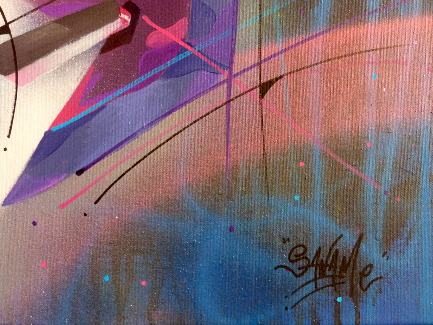 Saname, Trace n°2504, painting - Artalistic online contemporary art buying and selling gallery