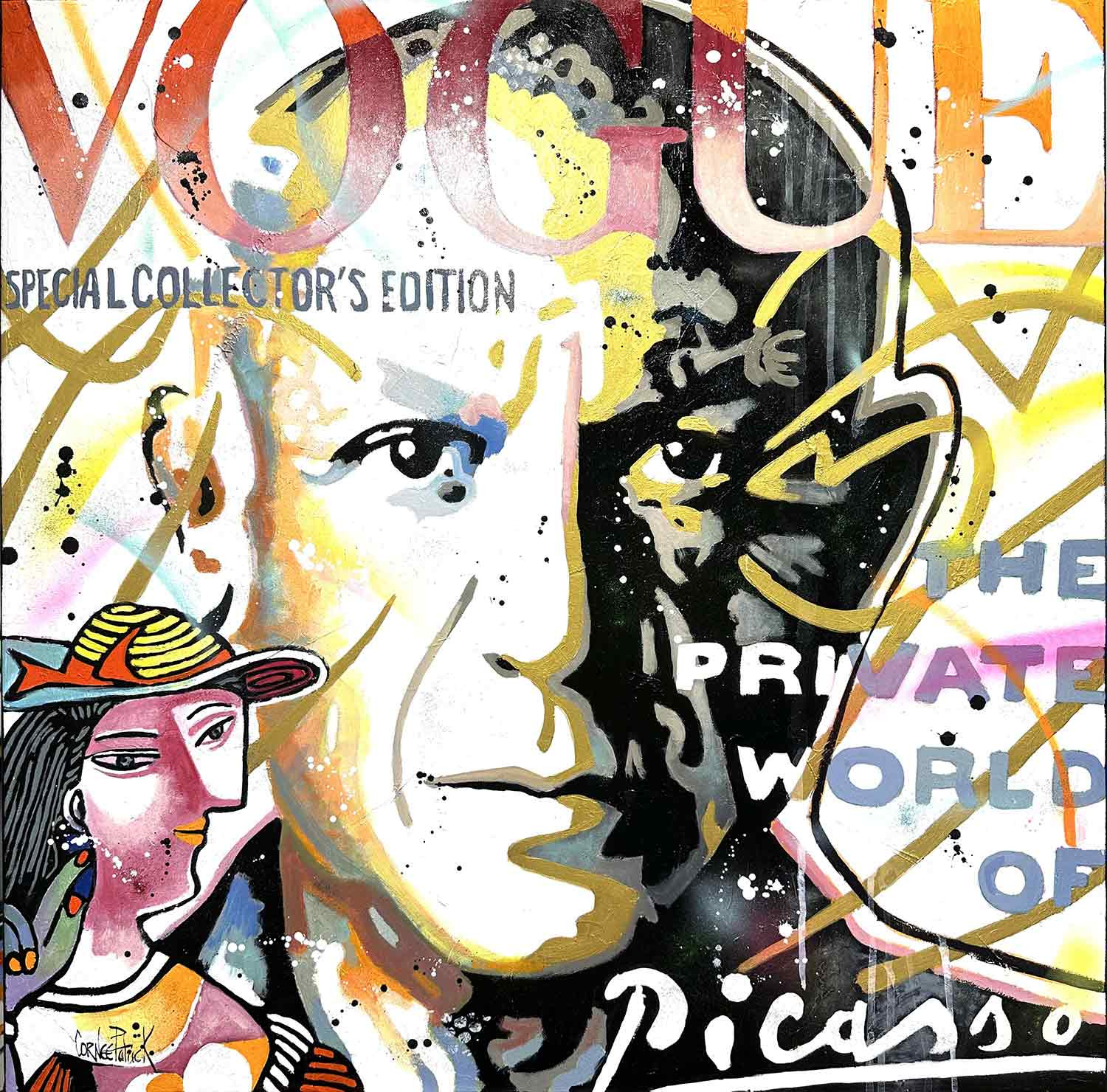 Patrick Cornee, Pablo Picasso, the women of his life, Painting - Artalistic online contemporary art buying and selling gallery