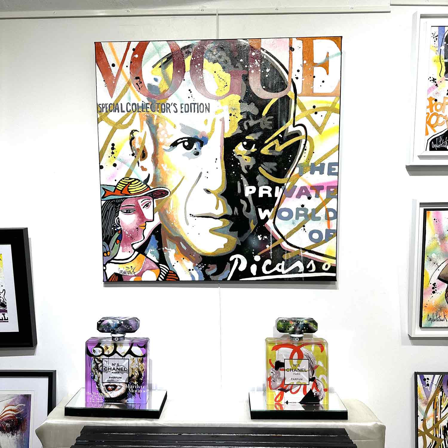 Patrick Cornee, Pablo Picasso, the women of his life, Painting - Artalistic online contemporary art buying and selling gallery