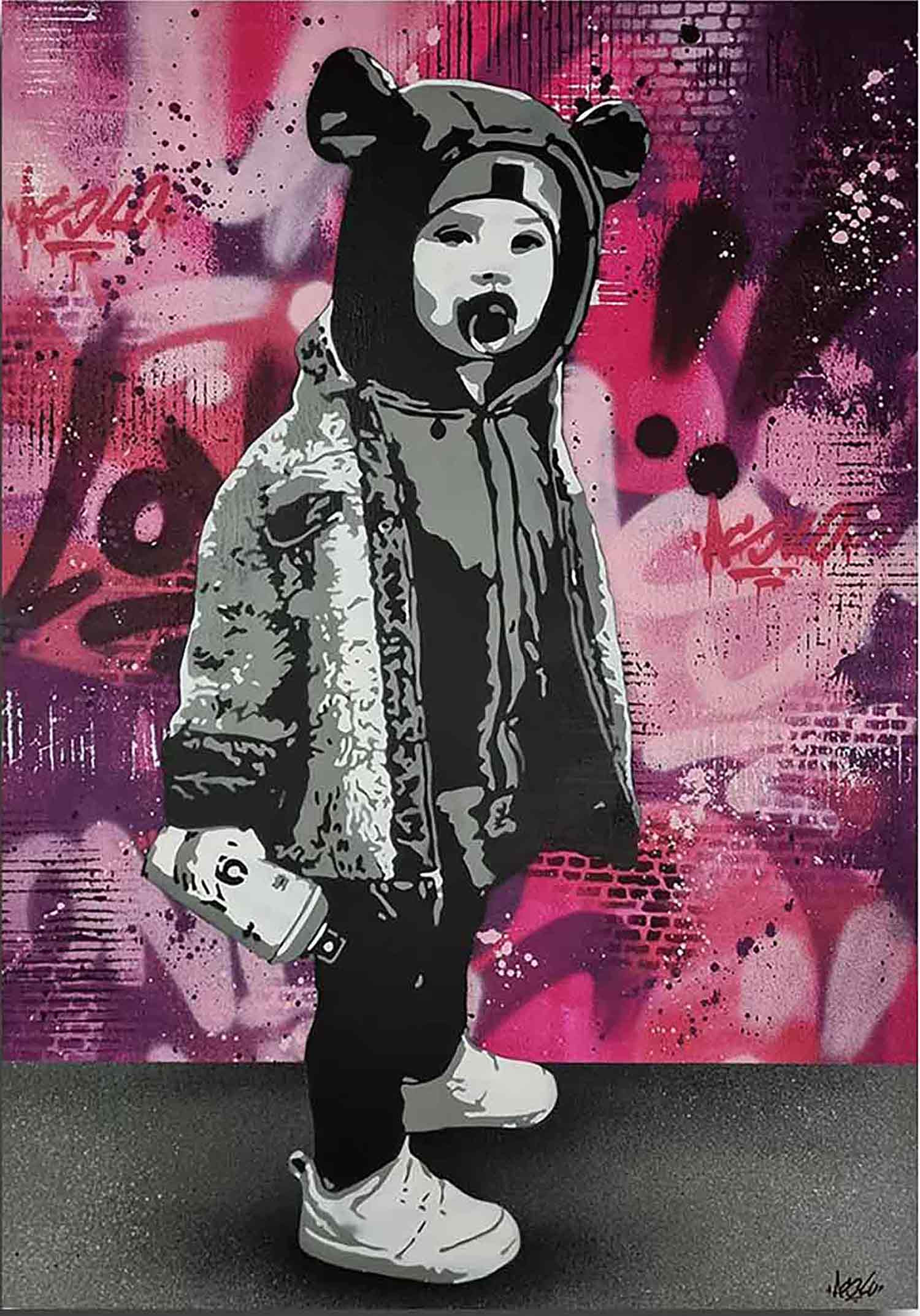 Asko Art, Young Vandal, Painting - Artalistic online contemporary art buying and selling gallery