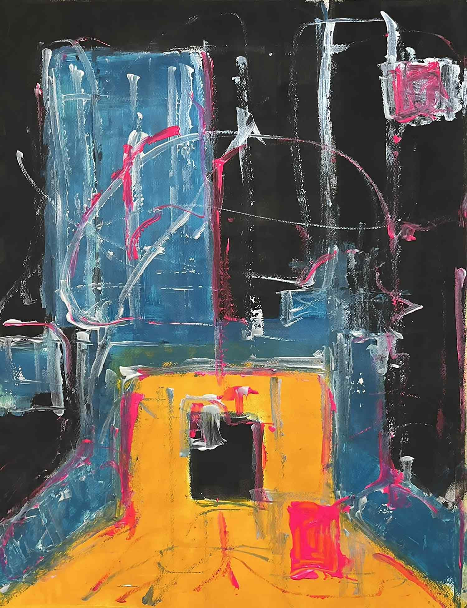 Yvin, Soliflore, Paint - Artalistic online contemporary art buying and selling gallery