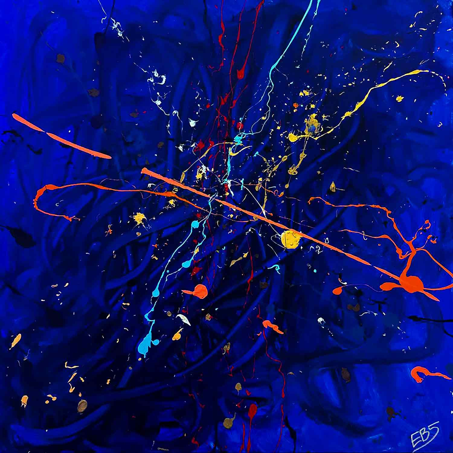 EB5, Solar System, Painting - Artalistic online contemporary art buying and selling gallery