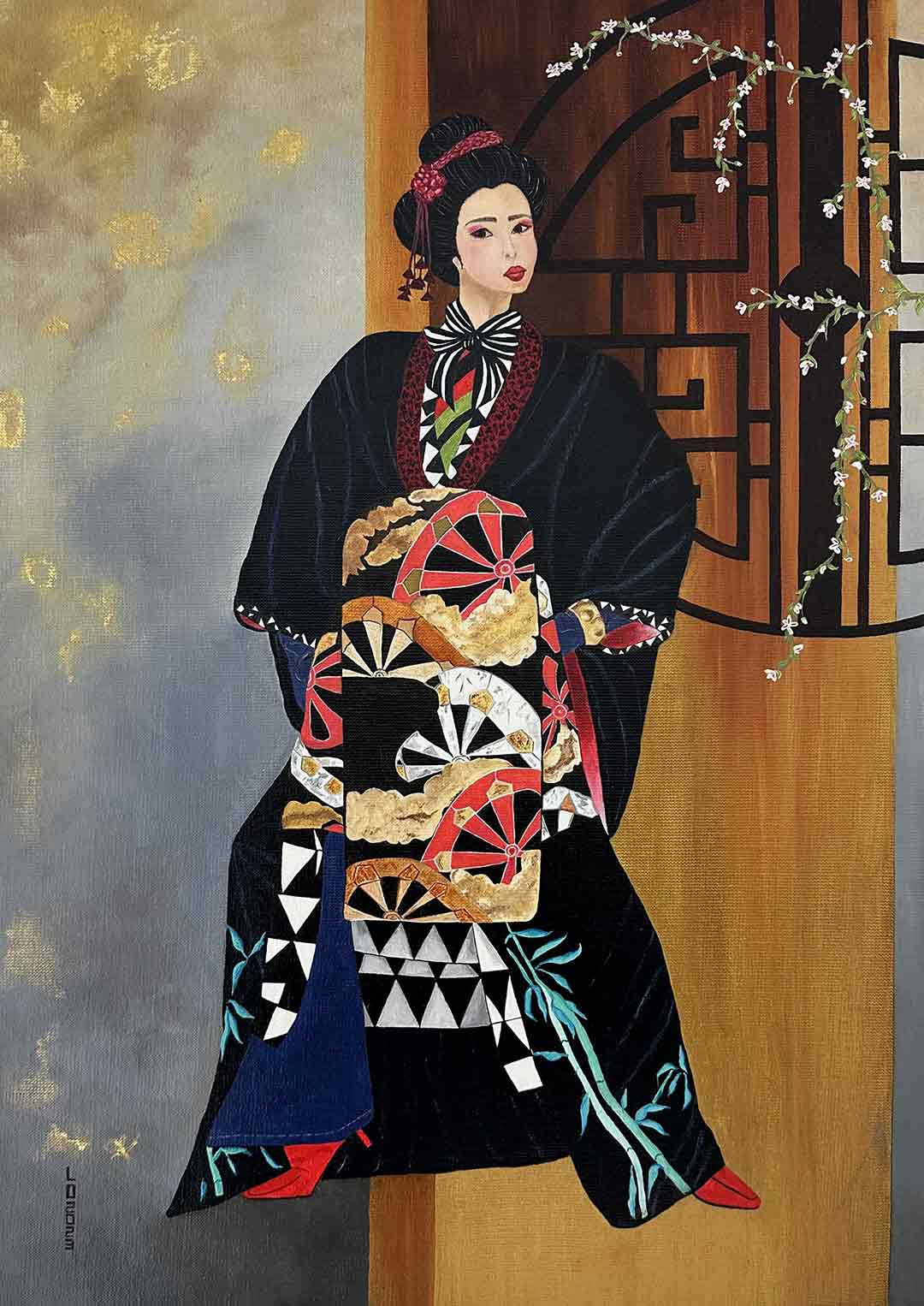 Laurence Oeillet, Lolane.Sou, Painting - Artalistic online contemporary art buying and selling gallery