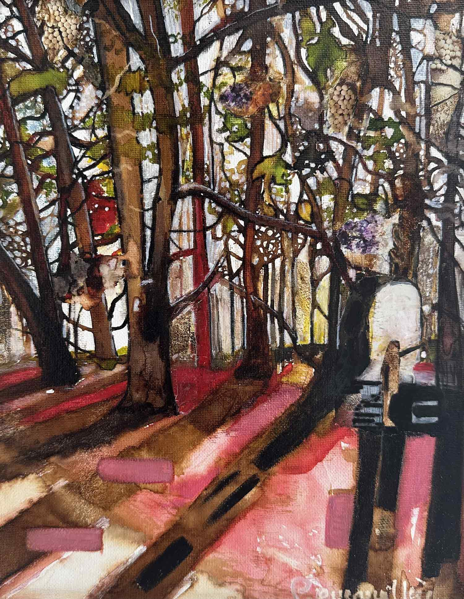 Patricia Quenouillere, La sentinelle, Painting - Artalistic online contemporary art buying and selling gallery