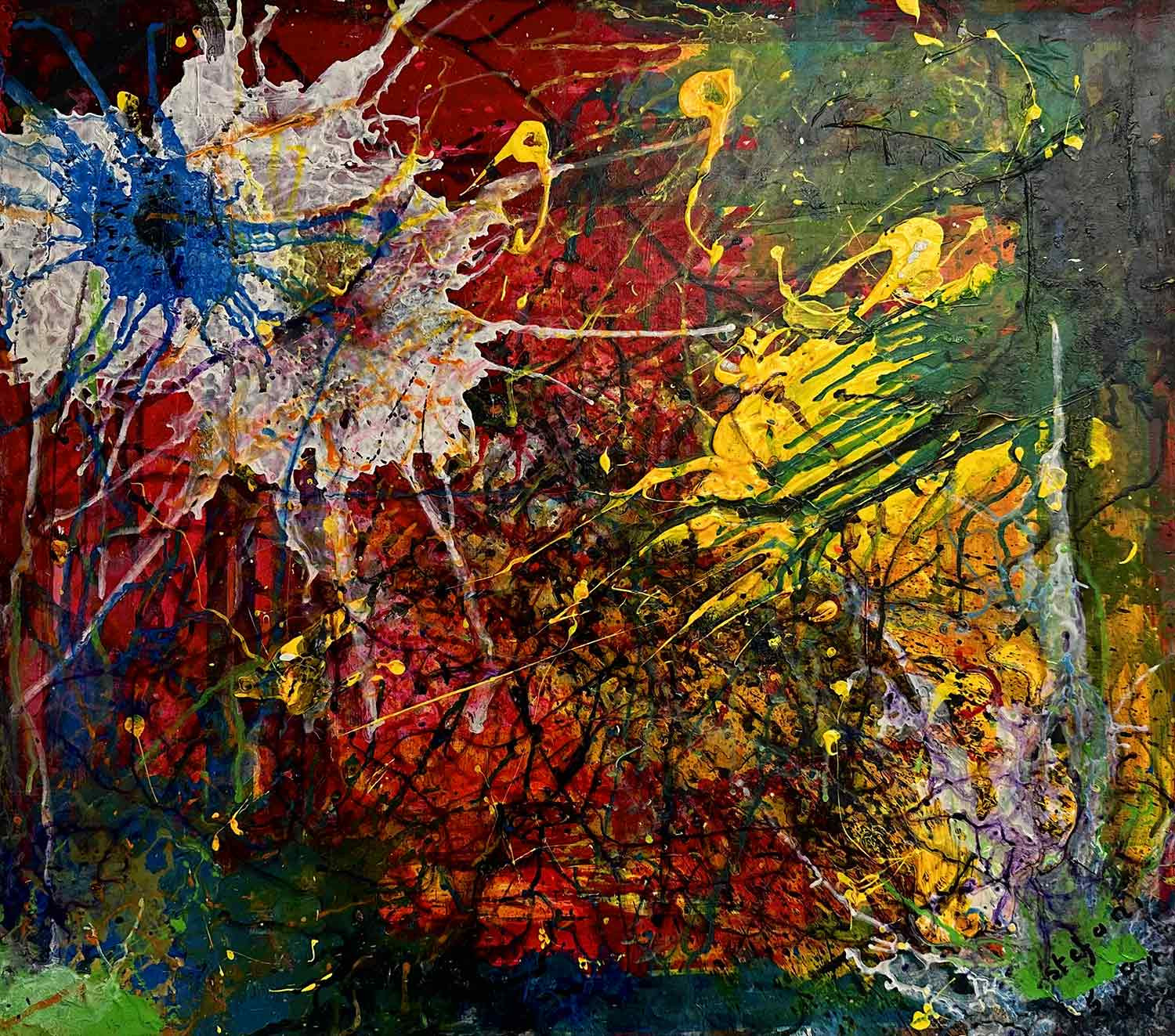 Jean-Louis Stefani, De l'autre côté, Painting - Artalistic online contemporary art buying and selling gallery