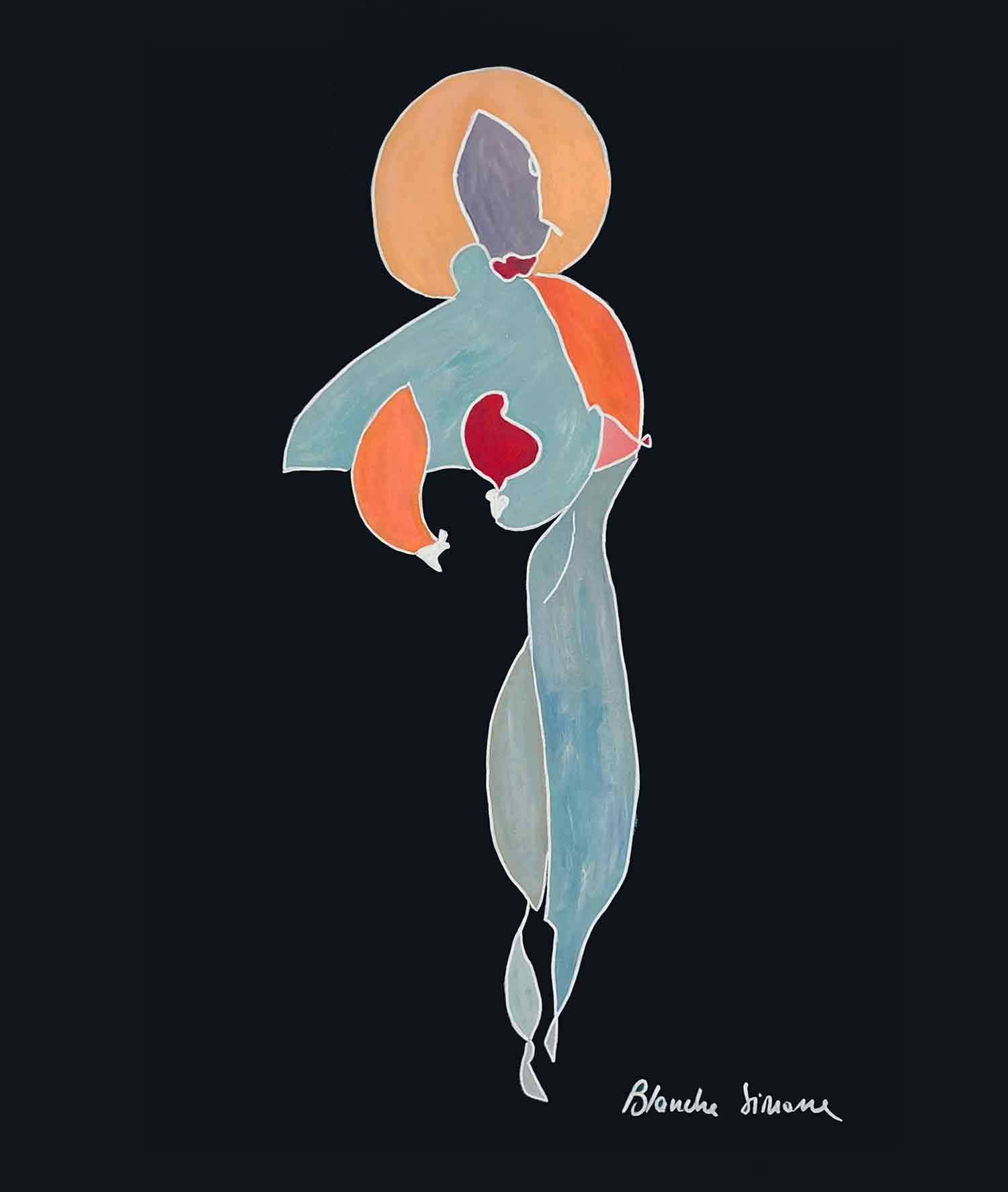 Blanche Simone, Tableau 1, Painting - Artalistic online contemporary art buying and selling gallery