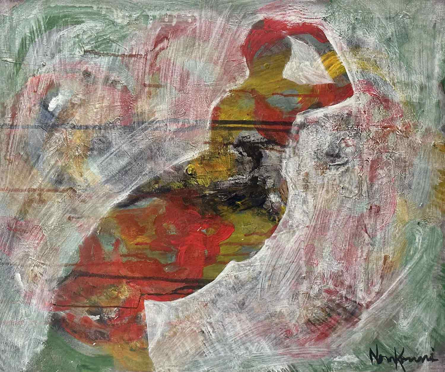 Fernand Nonkouni, D’après le peintre, Painting - Artalistic online contemporary art buying and selling gallery