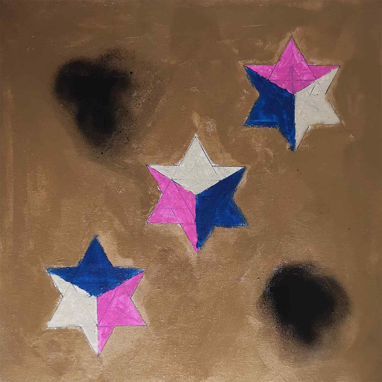 Mhart Pouring, Bâ Tétraède, Painting - Artalistic online contemporary art buying and selling gallery