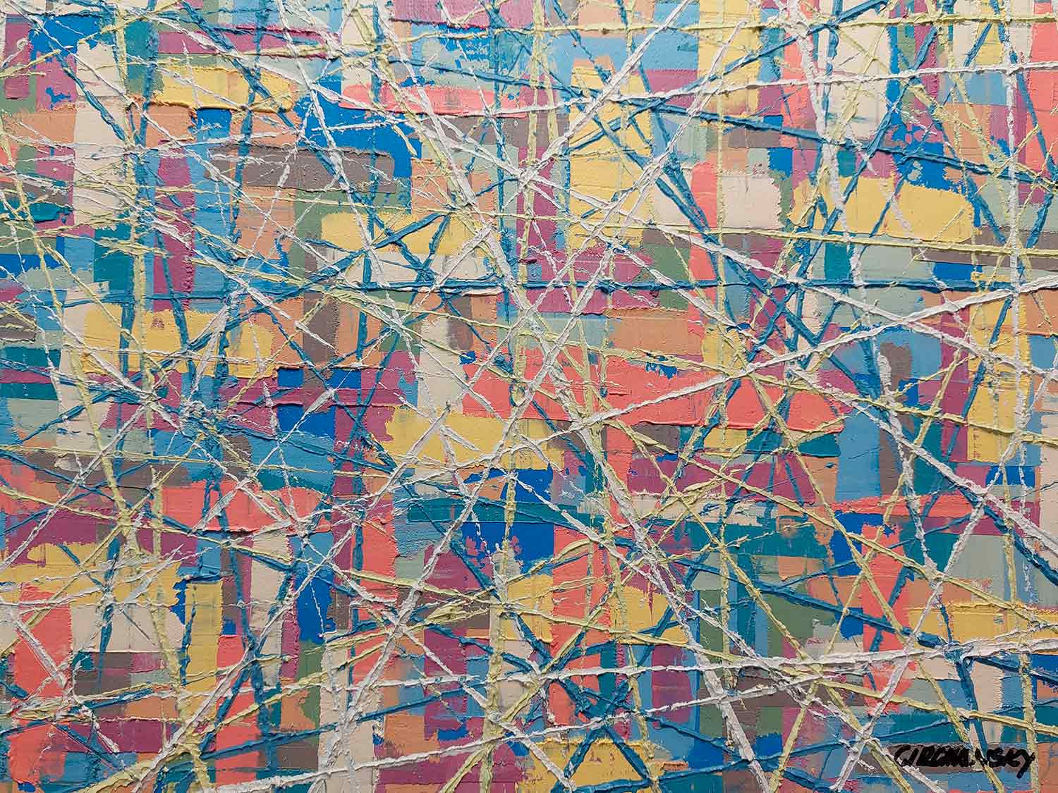 Joël Circhanski, 025, painting - Artalistic online contemporary art buying and selling gallery