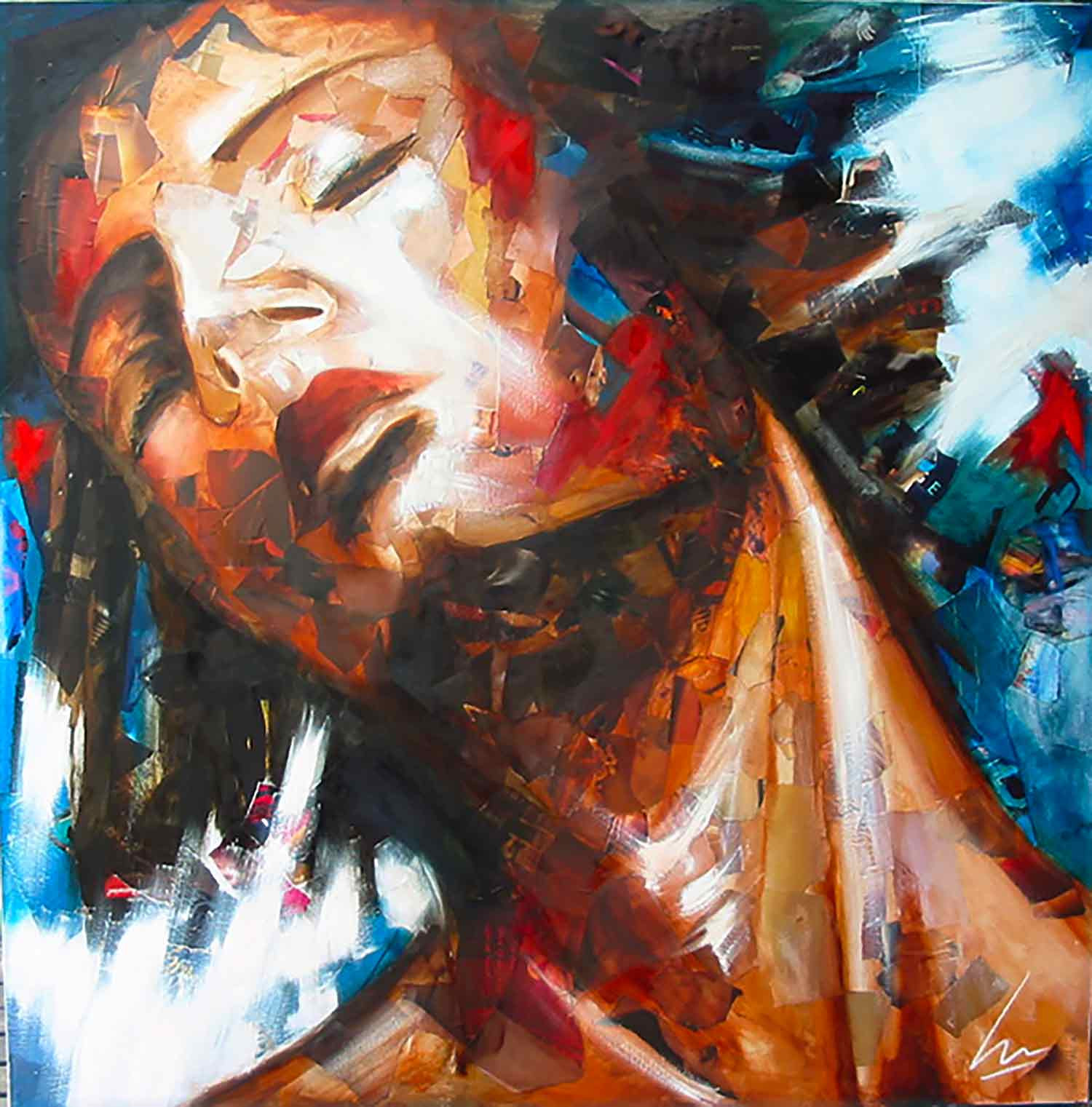 Nathalie Lemaitre, L'indomptable, painting - Artalistic online contemporary art buying and selling gallery