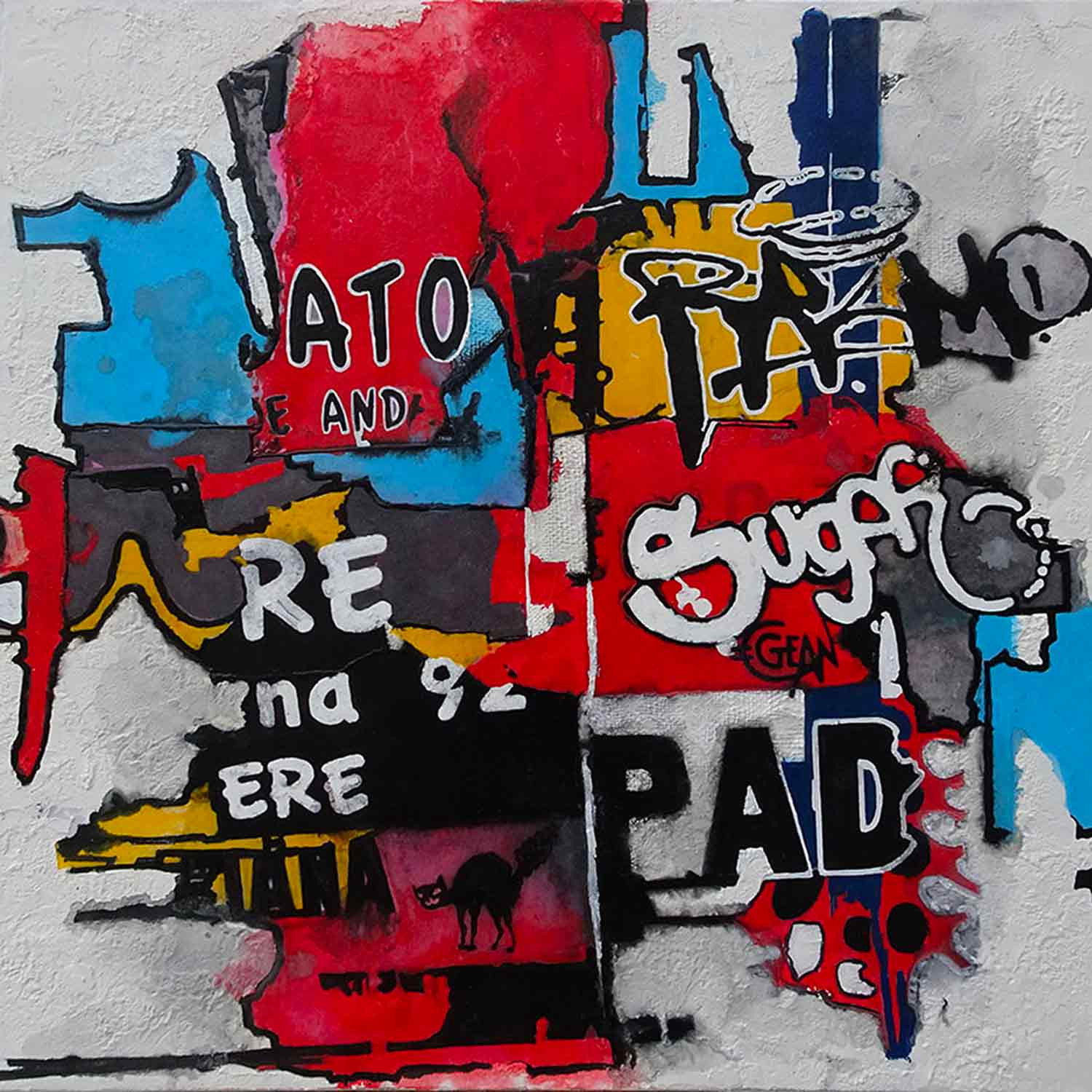 Claude Géan, anonymurs, painting - Artalistic online contemporary art buying and selling gallery