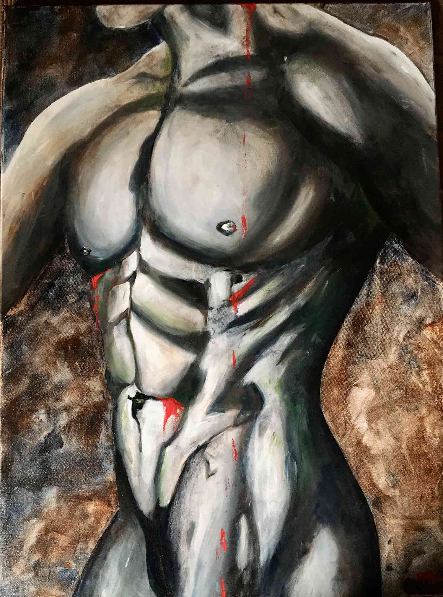 Françoise Augustine, Crixus, painting - Artalistic online contemporary art buying and selling gallery