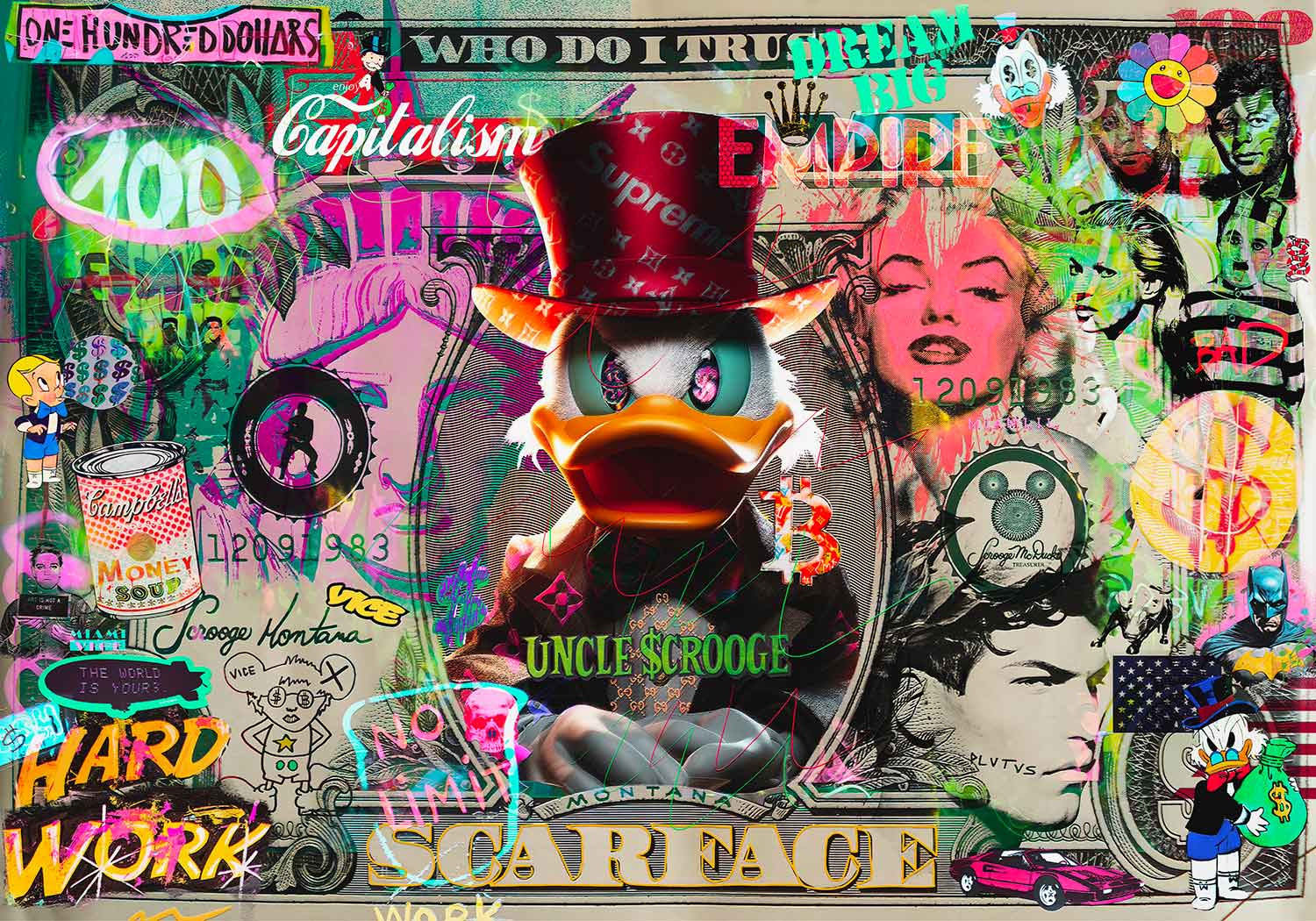 Mr Pablo Costa, Dream big & success, painting - Artalistic online contemporary art buying and selling gallery