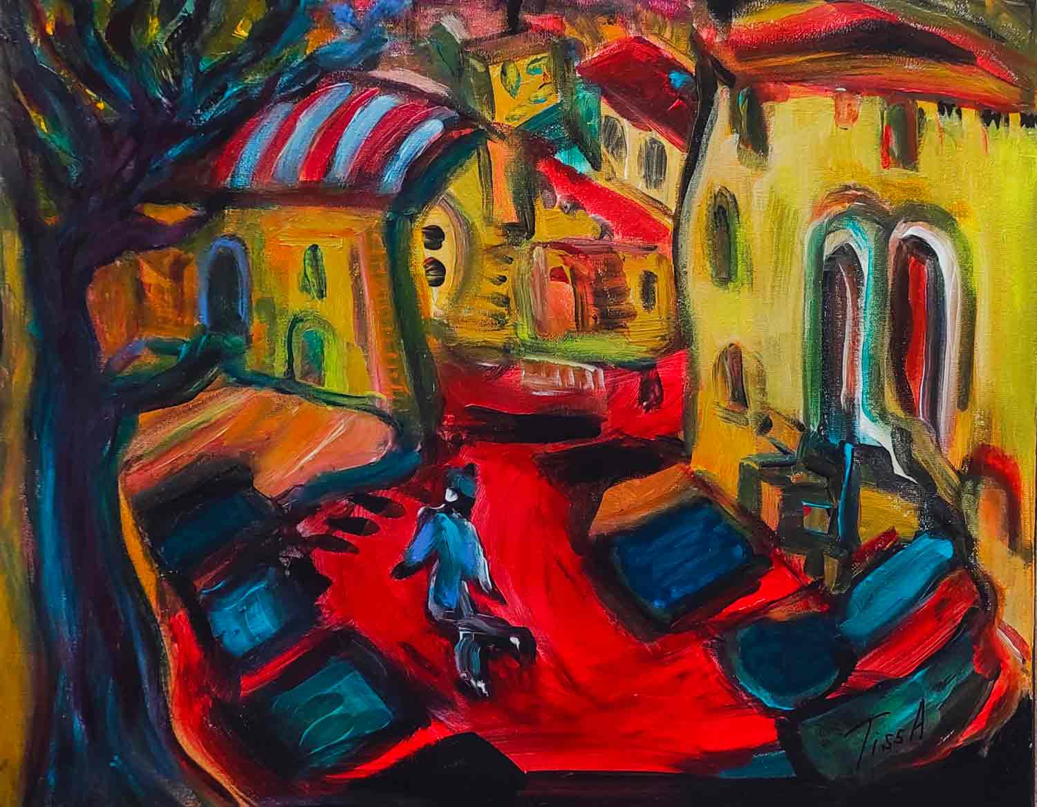 Tissa, Résilience, painting - Artalistic online contemporary art buying and selling gallery
