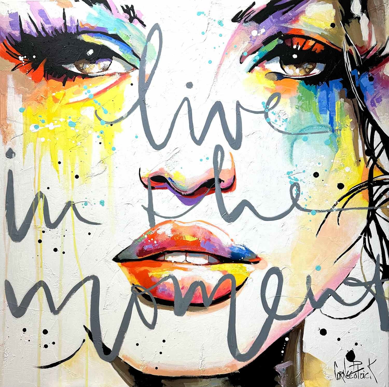 Patrick Cornée, Live in the moment, painting - Artalistic online contemporary art buying and selling gallery