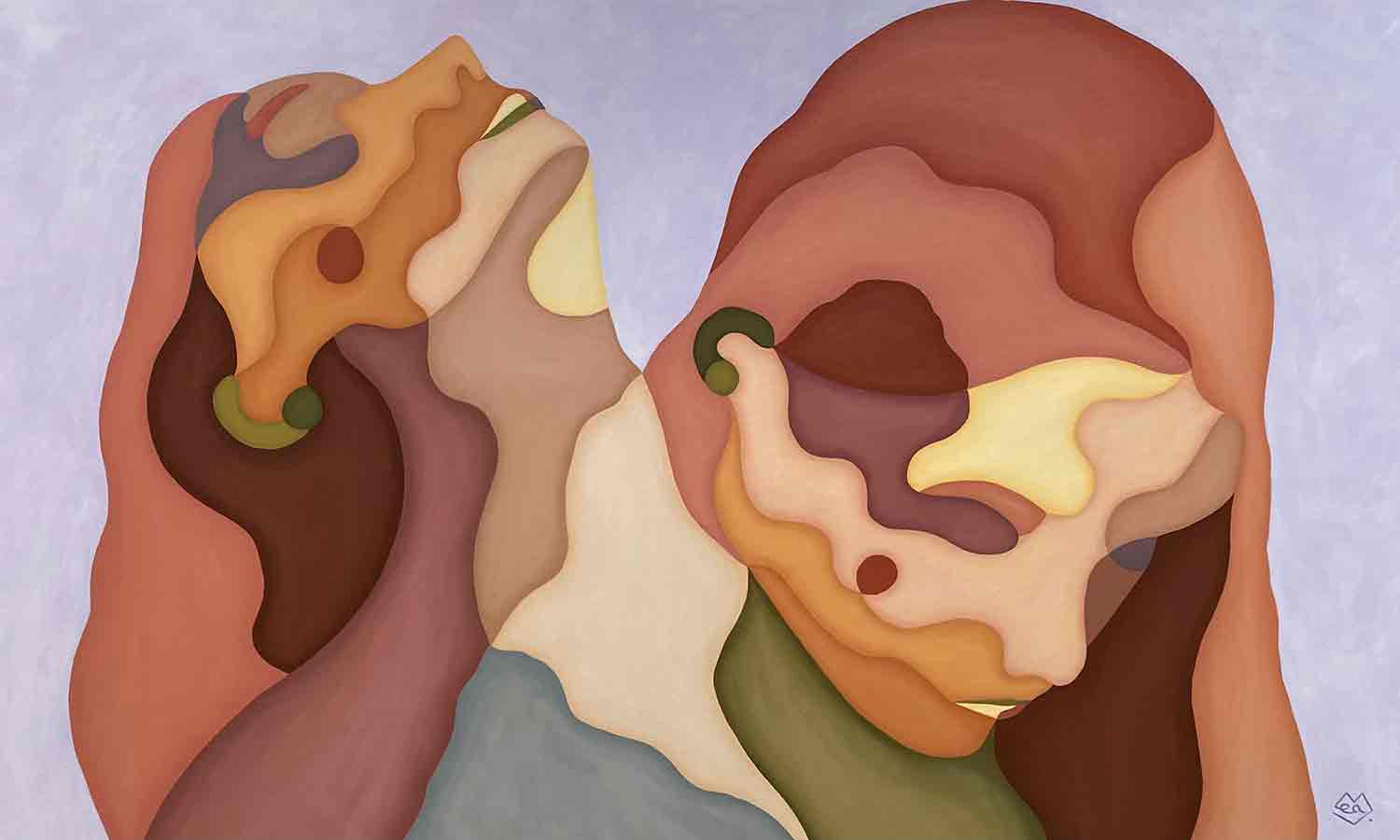 Léa Mongiat, Métamorphose, painting - Artalistic online contemporary art buying and selling gallery