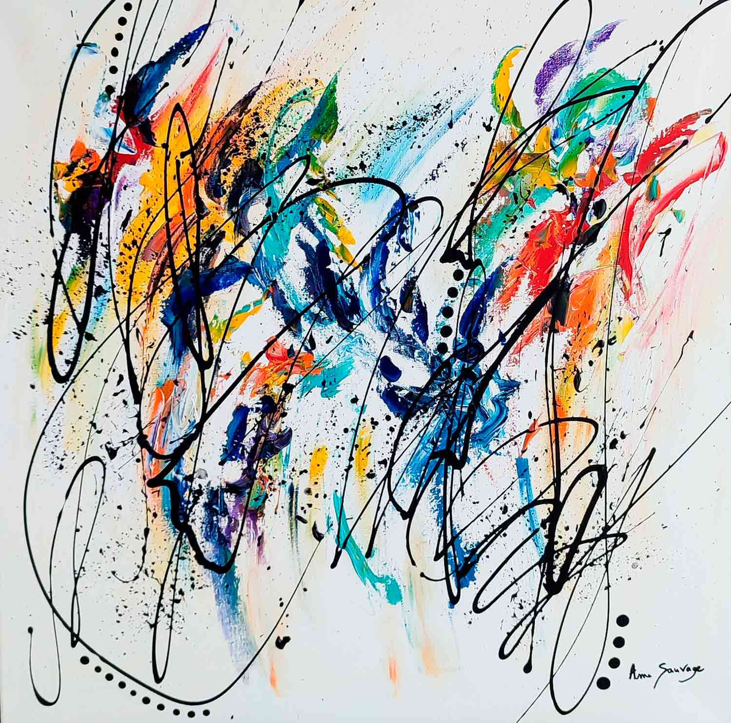 Âme Sauvage, Magie créatrice, painting - Artalistic online contemporary art buying and selling gallery
