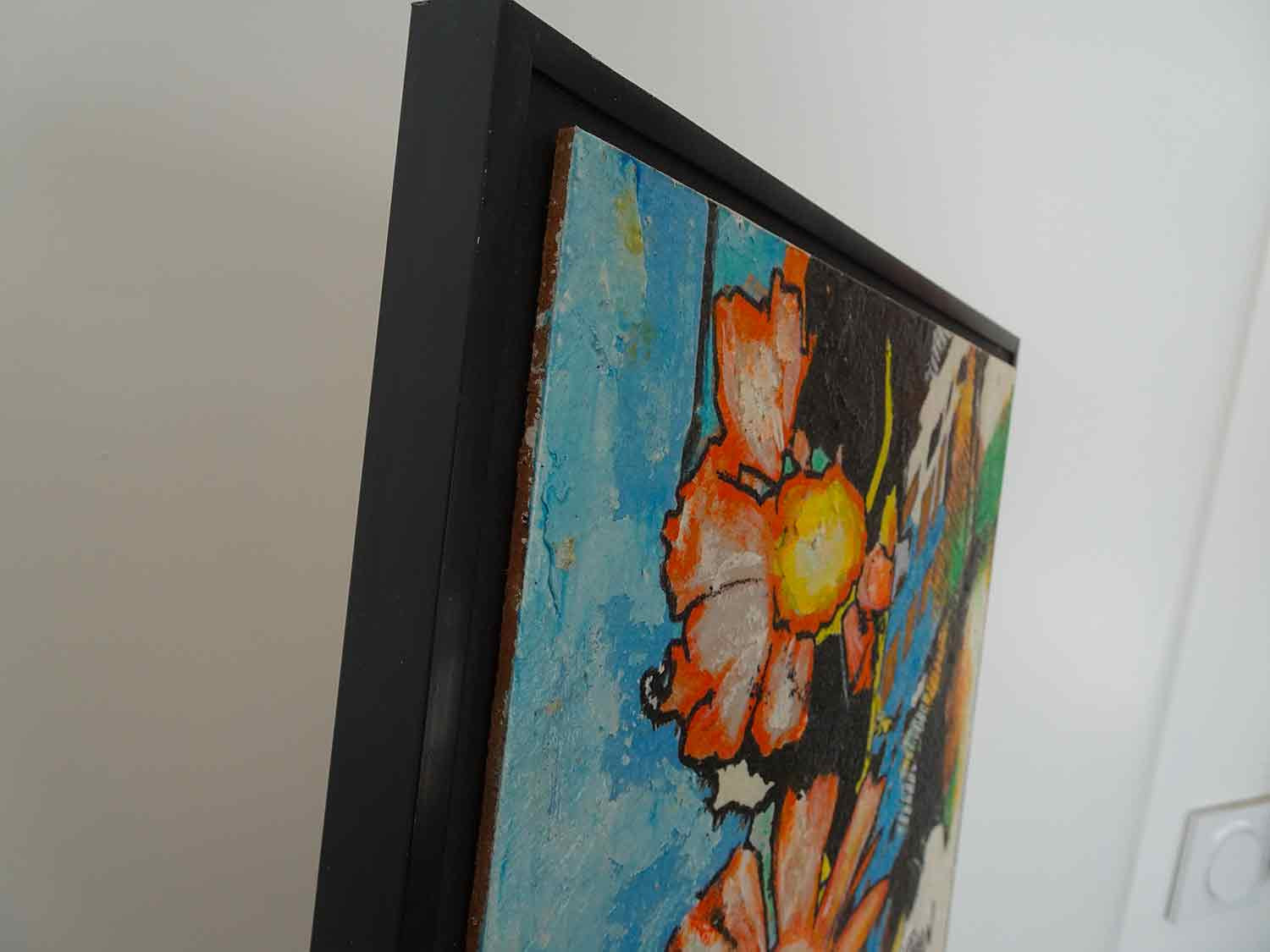 Claude Géan, Flower power, painting - Artalistic online contemporary art buying and selling gallery