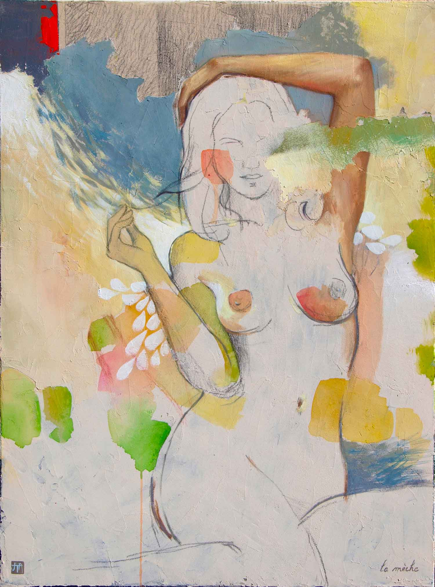 Yan Vita, La mèche, painting - Artalistic online contemporary art buying and selling gallery