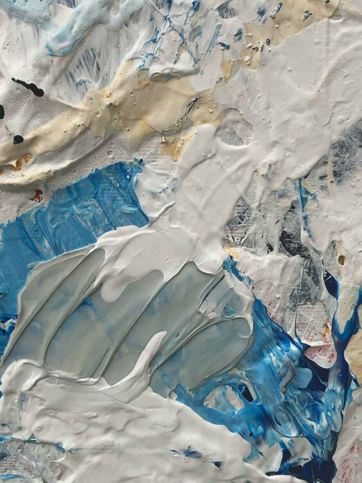 De Voc, bleu électrique, painting - Artalistic online contemporary art buying and selling gallery