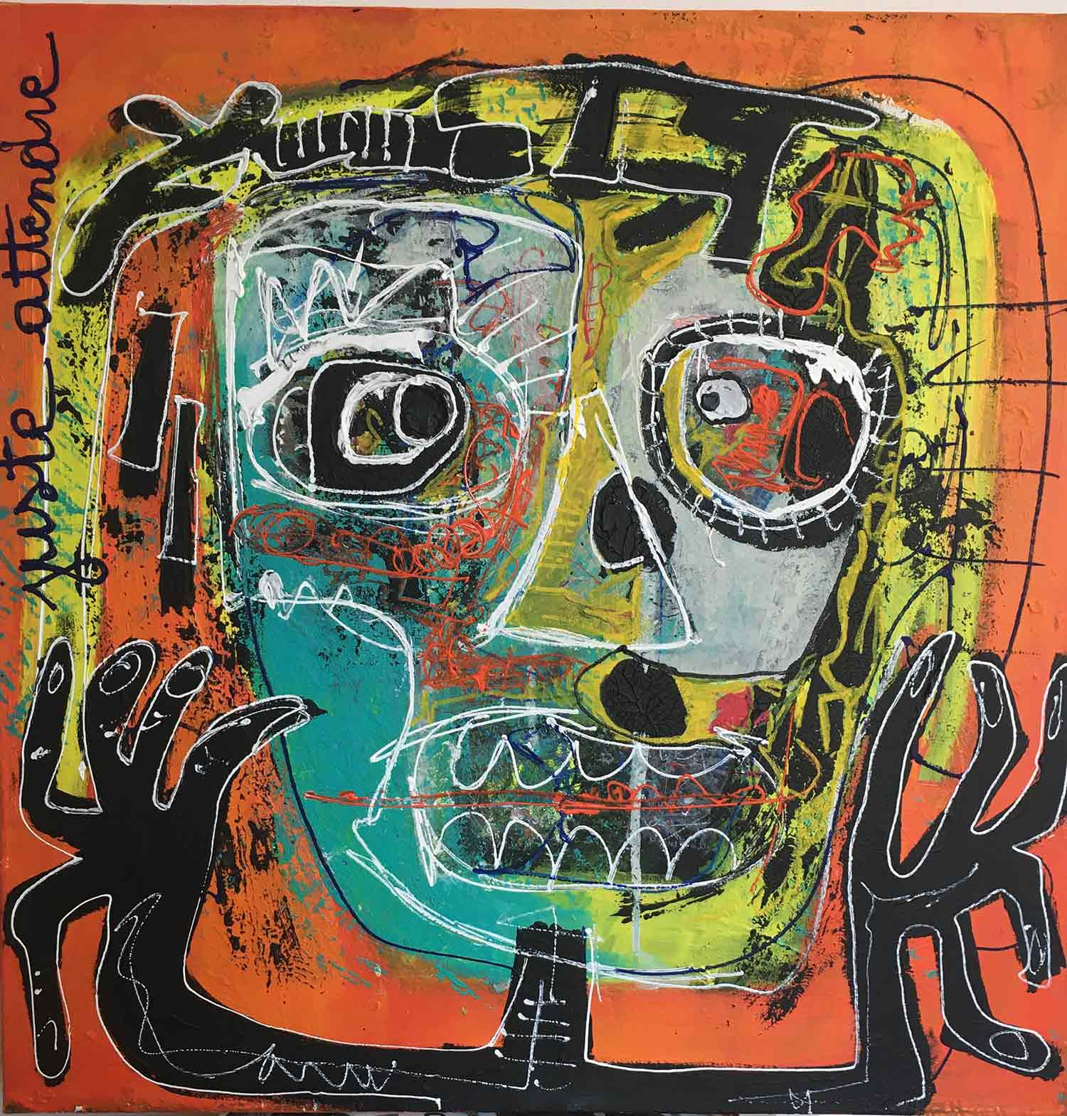 Eric Stein, Juste attendre, painting - Artalistic online contemporary art buying and selling gallery