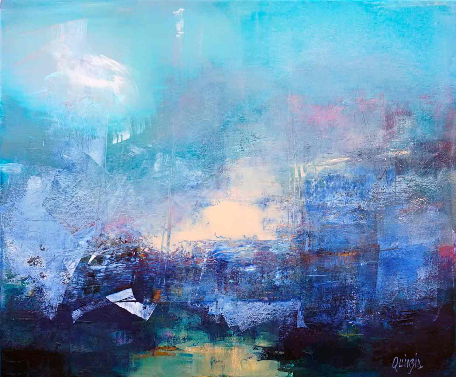 Marianne Quinzin, Keep calm, painting - Artalistic online contemporary art buying and selling gallery