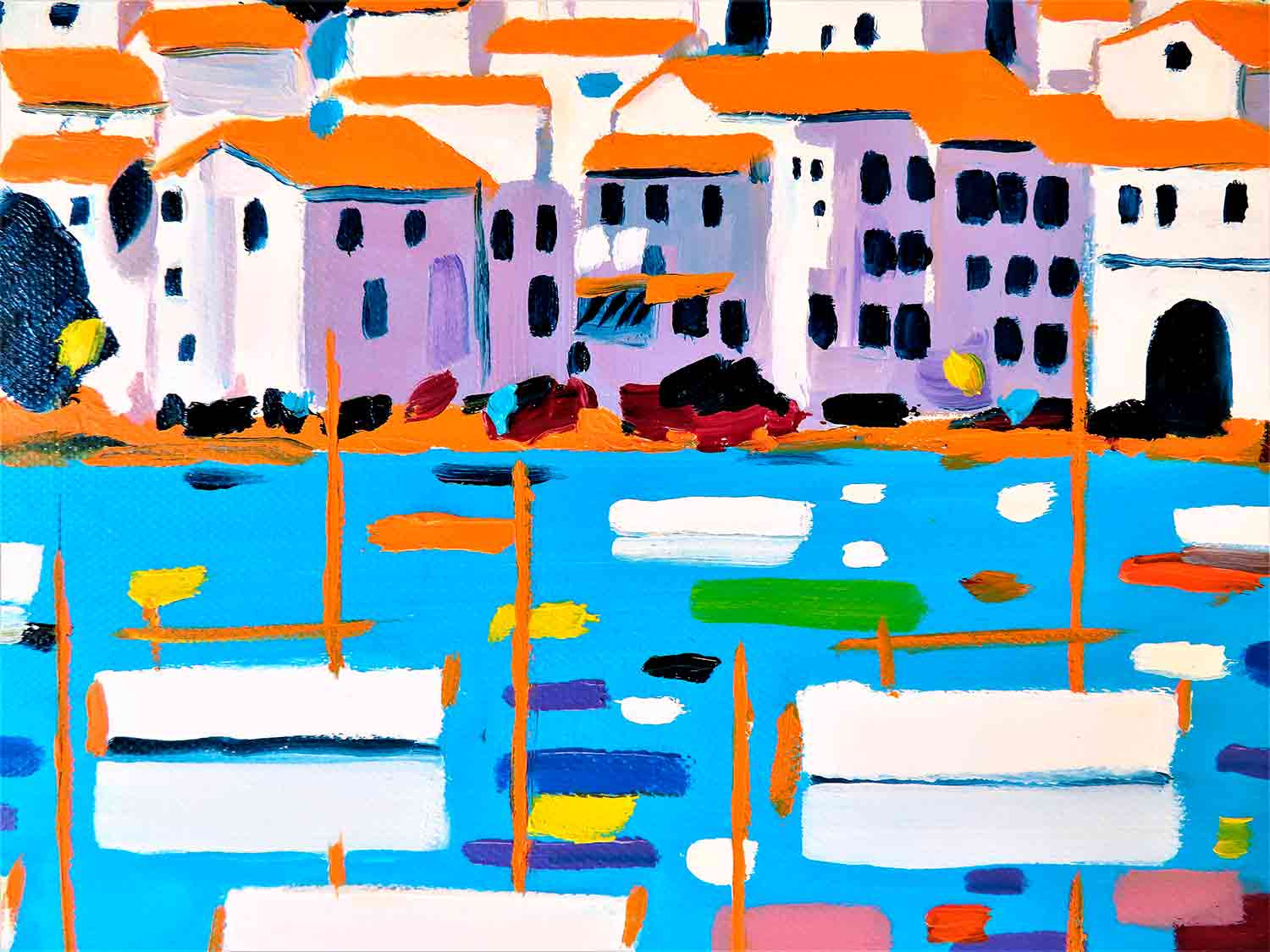 Michael Lefevre, Cadaqués, painting - Artalistic online contemporary art buying and selling gallery