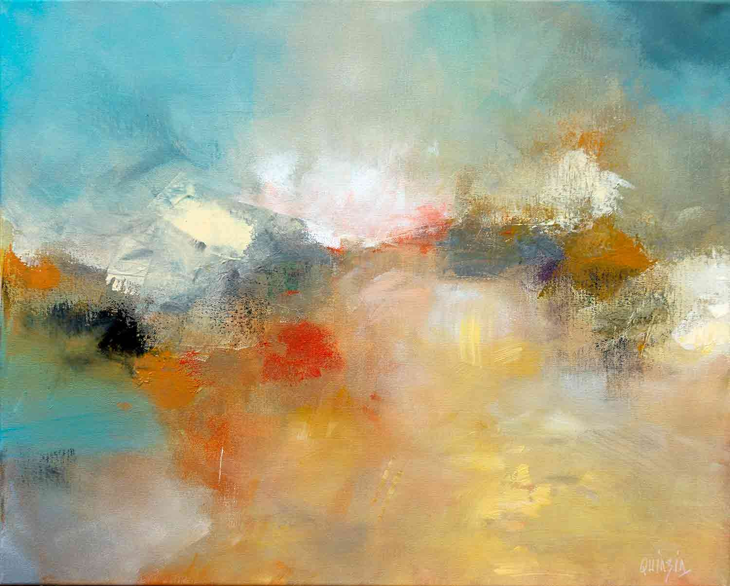 Marianne Quinzin, La clé des champs, painting - Artalistic online contemporary art buying and selling gallery