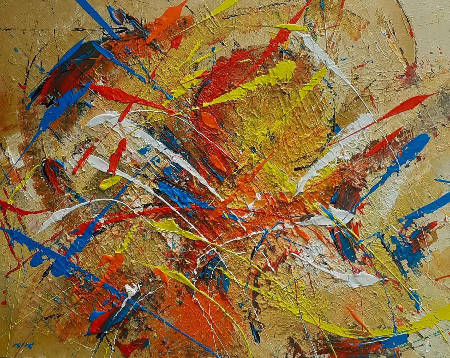 Janusz Kik, Tache et Tiret 98, painting - Artalistic online contemporary art buying and selling gallery
