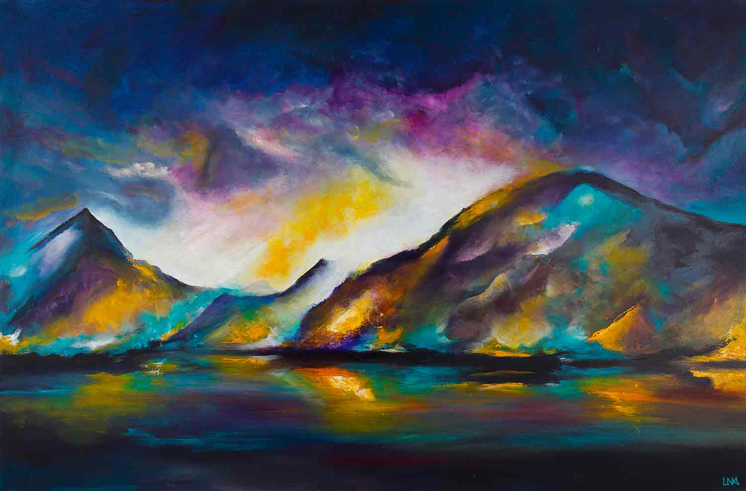 Helena Monniello, Le lit du dragon, painting - Artalistic online contemporary art buying and selling gallery