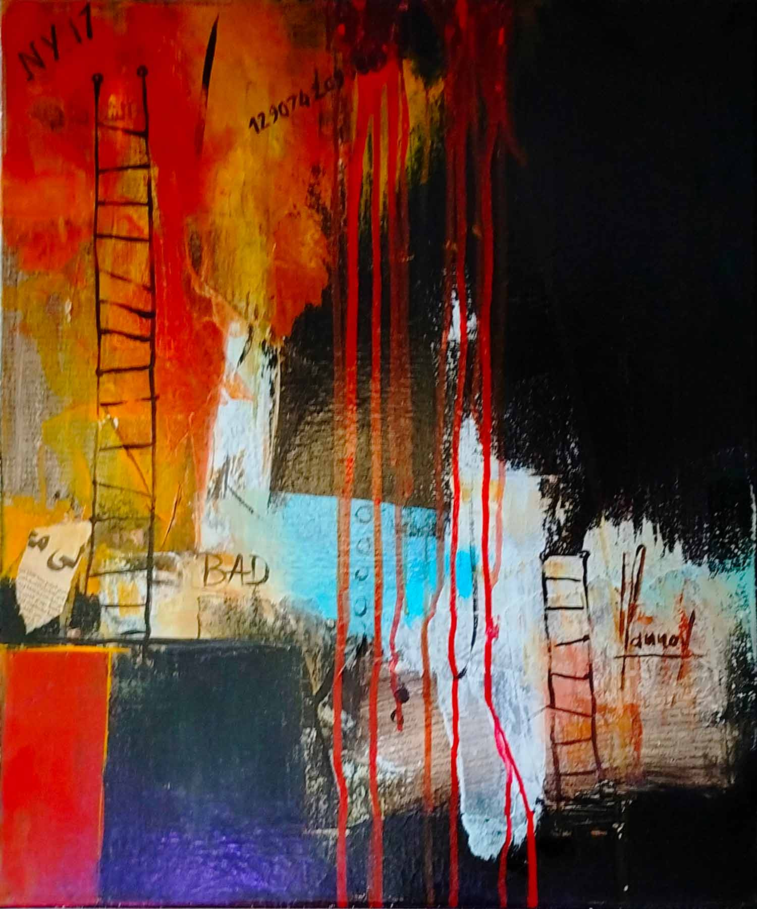 Didier Lannoy, Chantier naval, painting - Artalistic online contemporary art buying and selling gallery