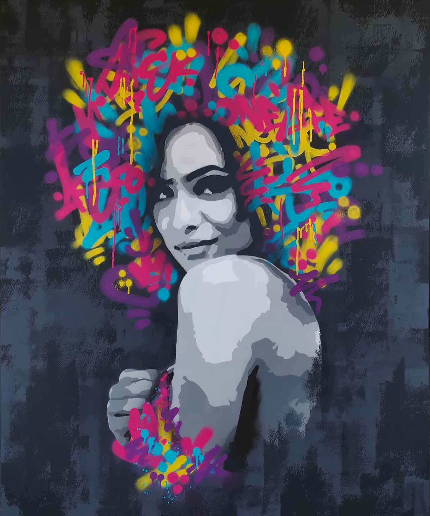 Asko Art, Majestic woman, painting - Artalistic online contemporary art buying and selling gallery
