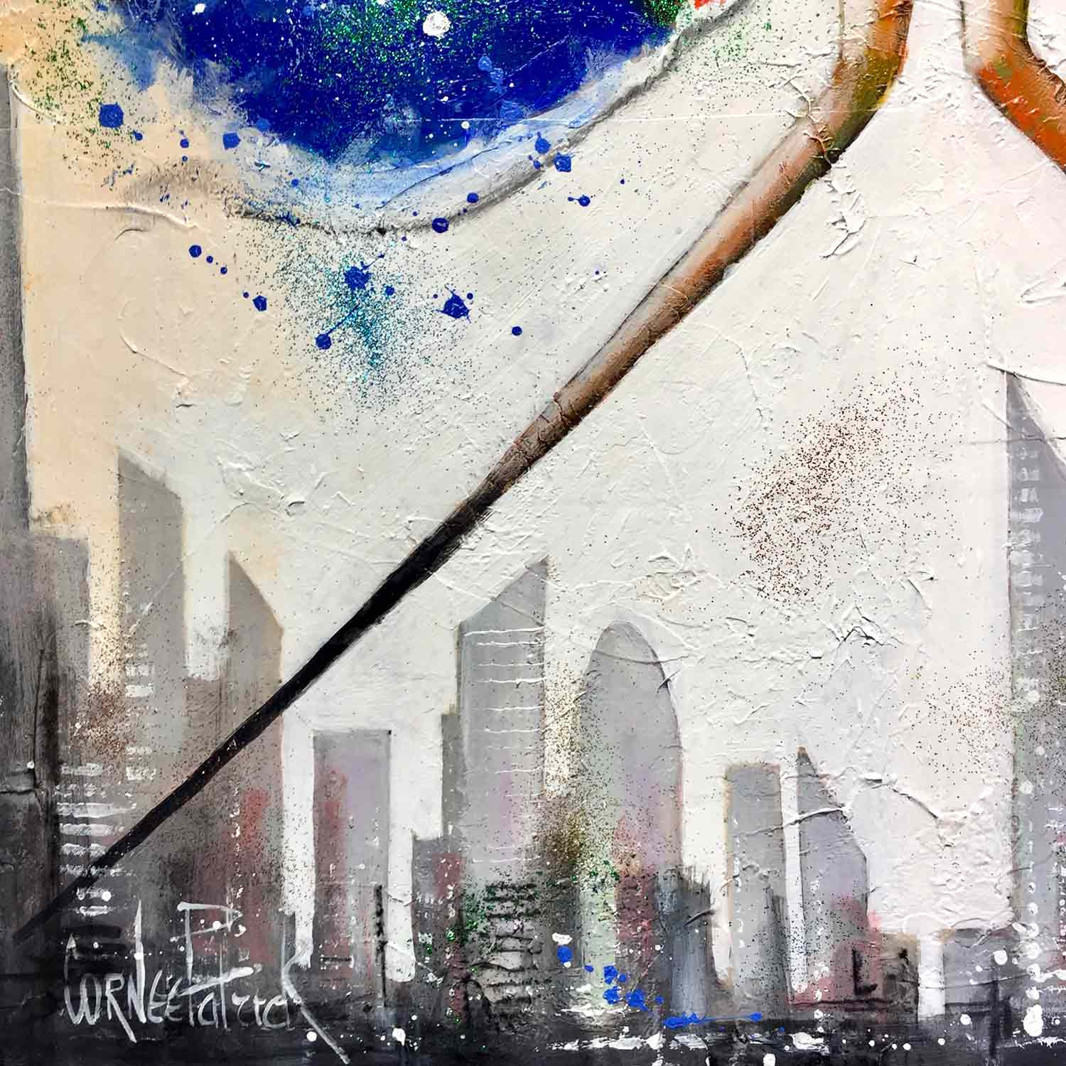 Patrick Cornée, supergirl, painting - Artalistic online contemporary art buying and selling gallery