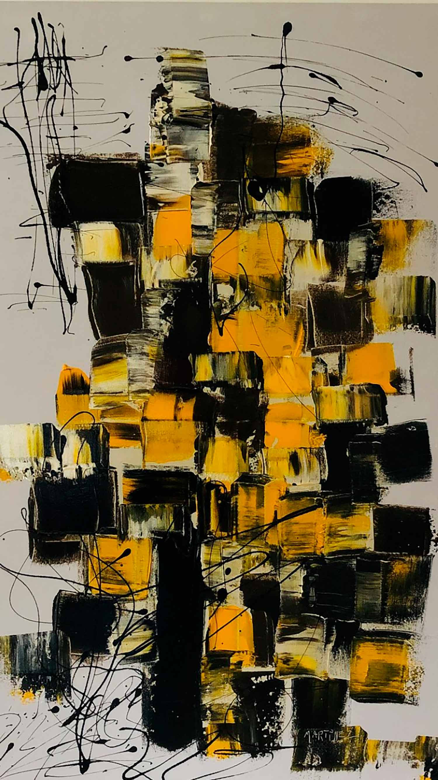 Yolande Martinez, Banana spilt, painting - Artalistic online contemporary art buying and selling gallery