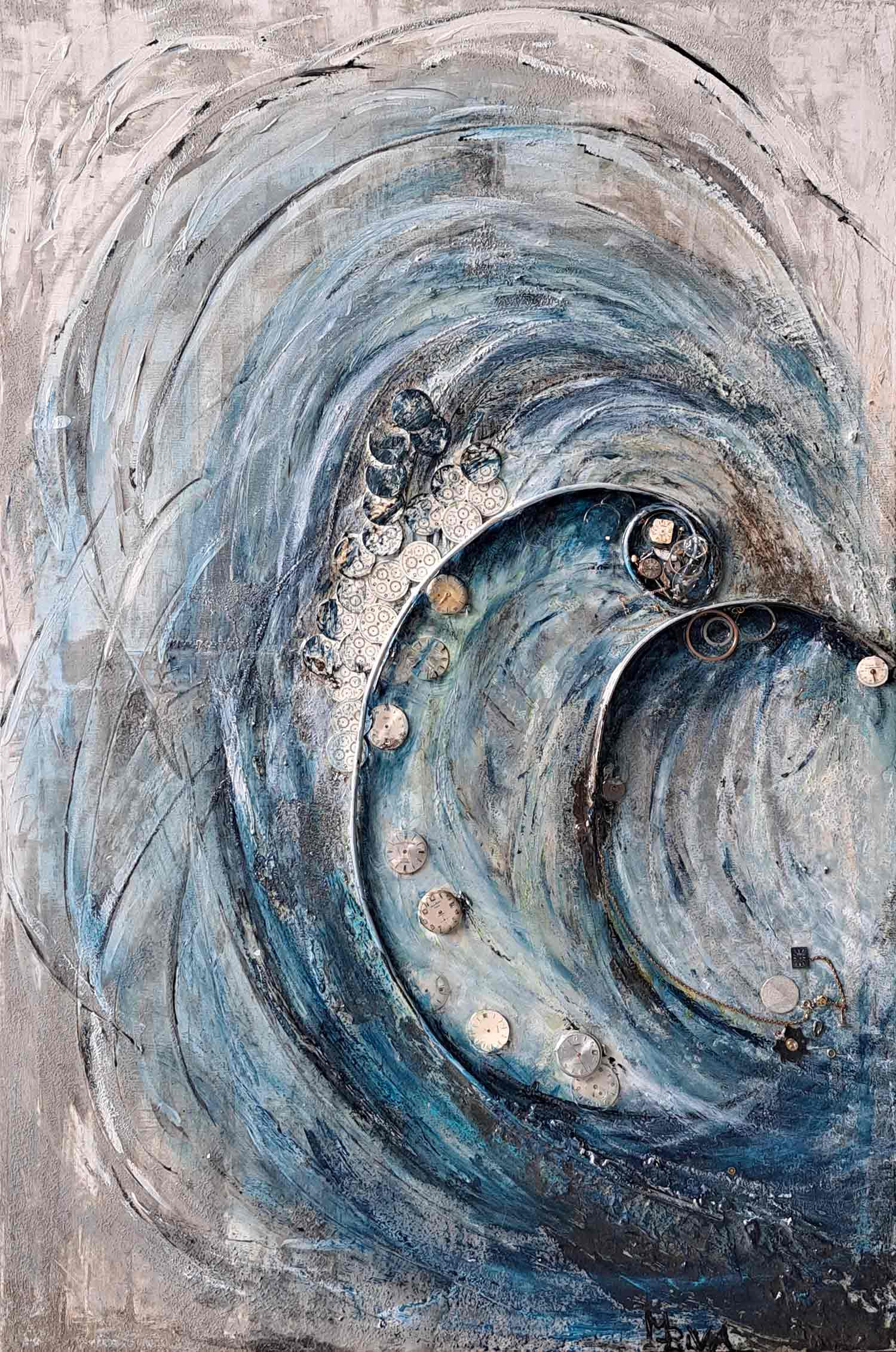 Marta Riva, In frigore horas, painting - Artalistic online contemporary art buying and selling gallery