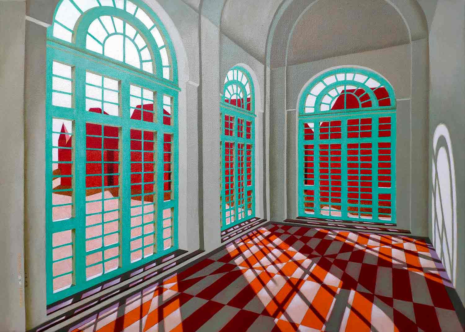 Federico Cortese, Abandoned room, painting - Artalistic online contemporary art buying and selling gallery