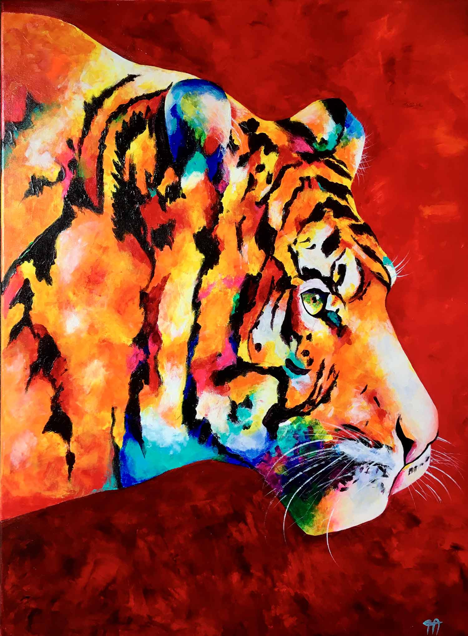 Françoise Augustine, Machli, painting - Artalistic online contemporary art buying and selling gallery