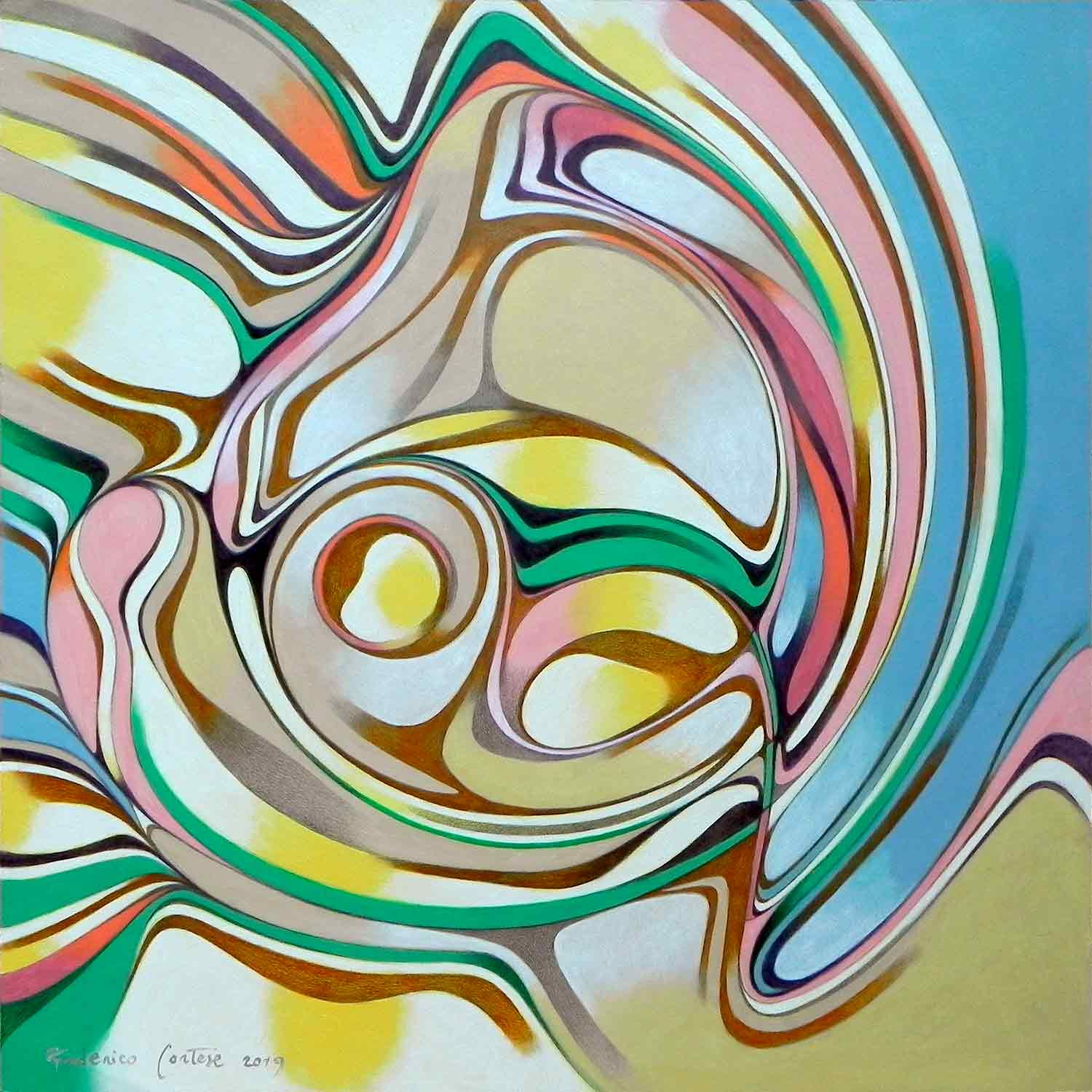 Federico Cortese, Tension number 6, painting - Artalistic online contemporary art buying and selling gallery