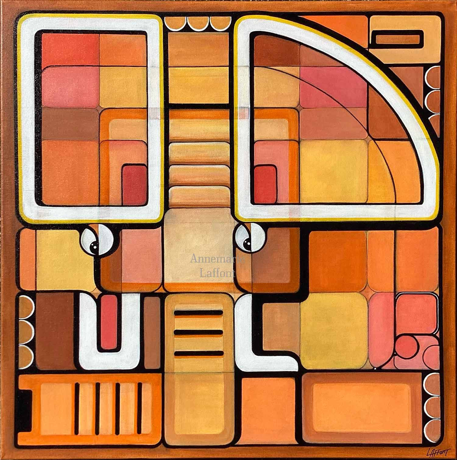Annemarie Laffont, Vintage, painting - Artalistic online contemporary art buying and selling gallery