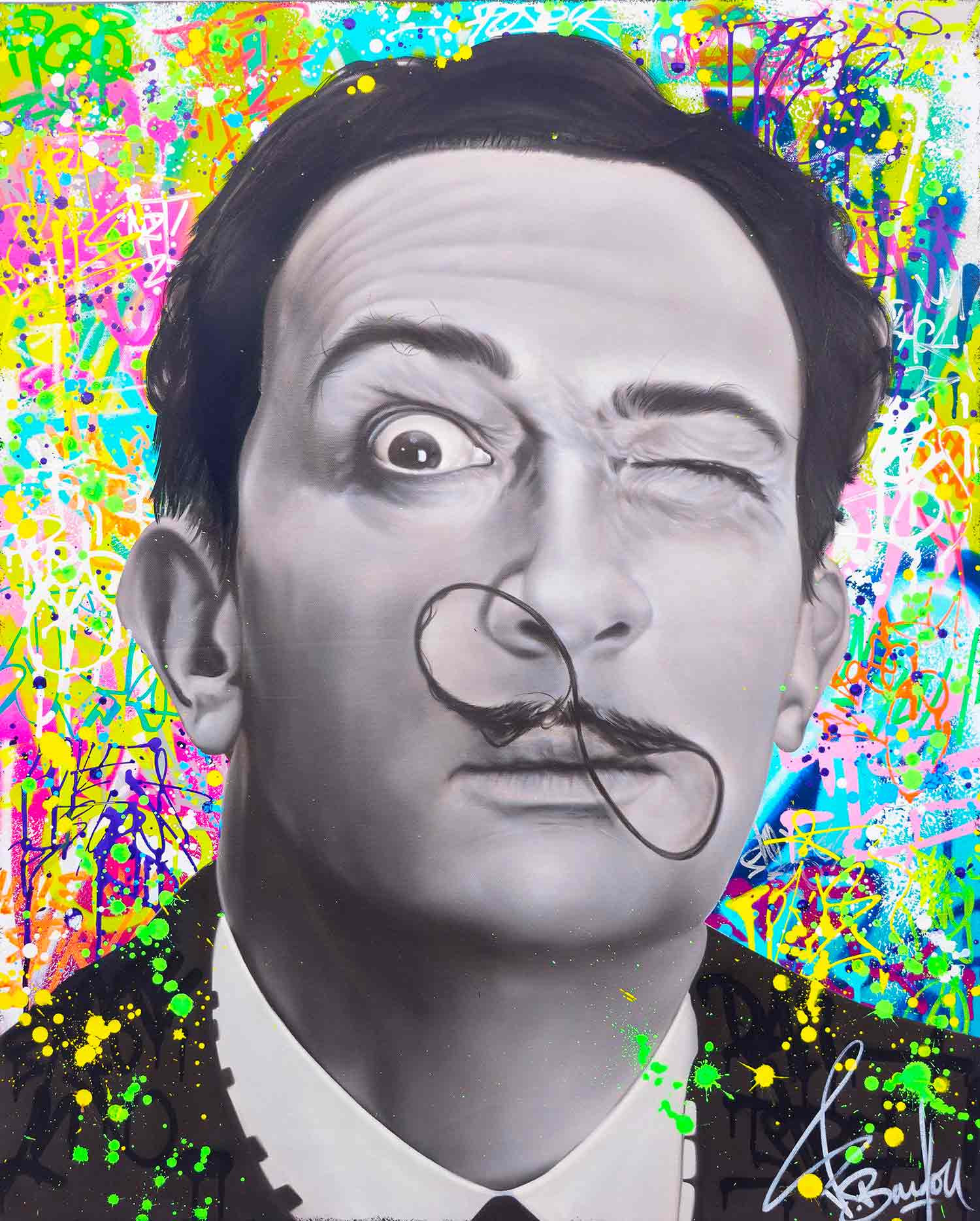Vincent Bardou, Salvador Dali, painting - Artalistic online contemporary art buying and selling gallery