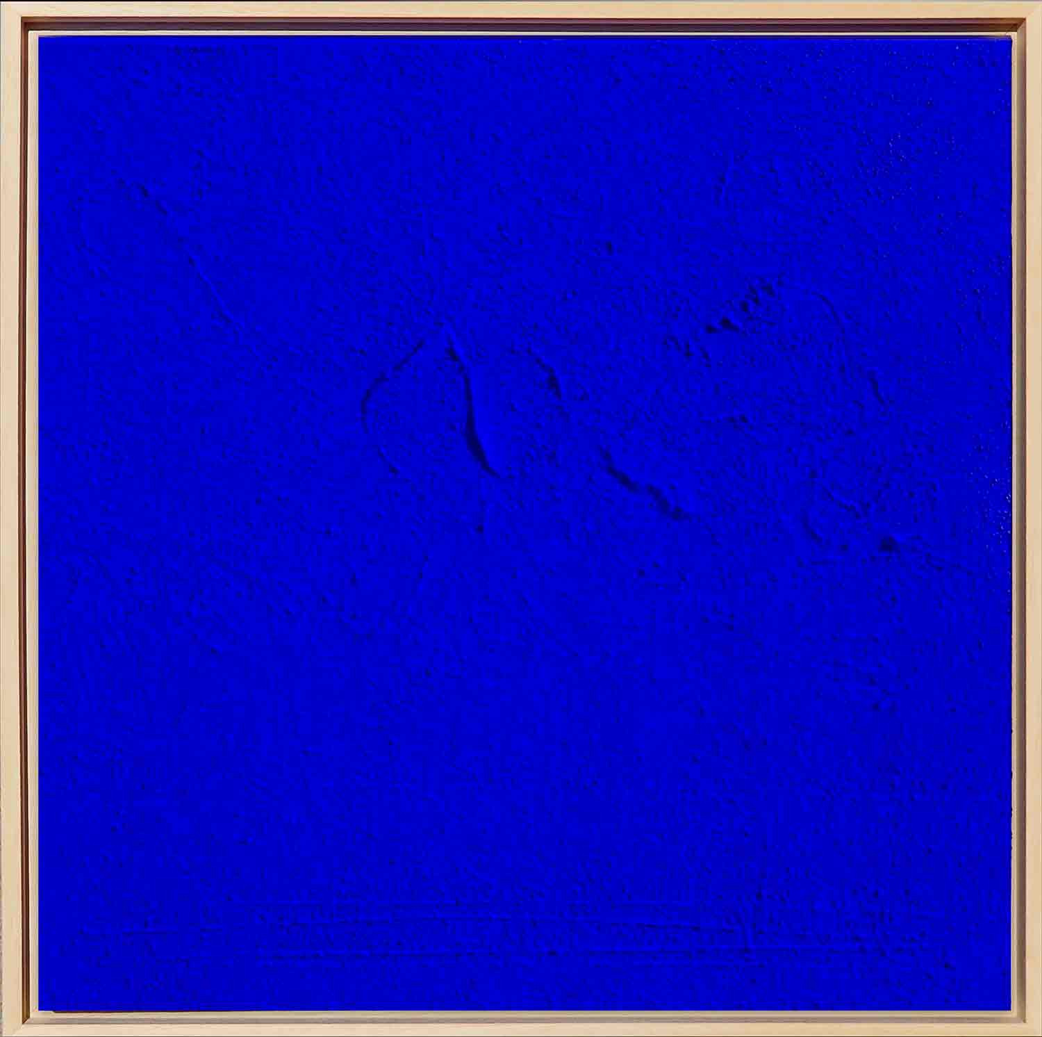 Sandrine Hartmann, Monochrome bleu électrique, painting - Artalistic online contemporary art buying and selling gallery