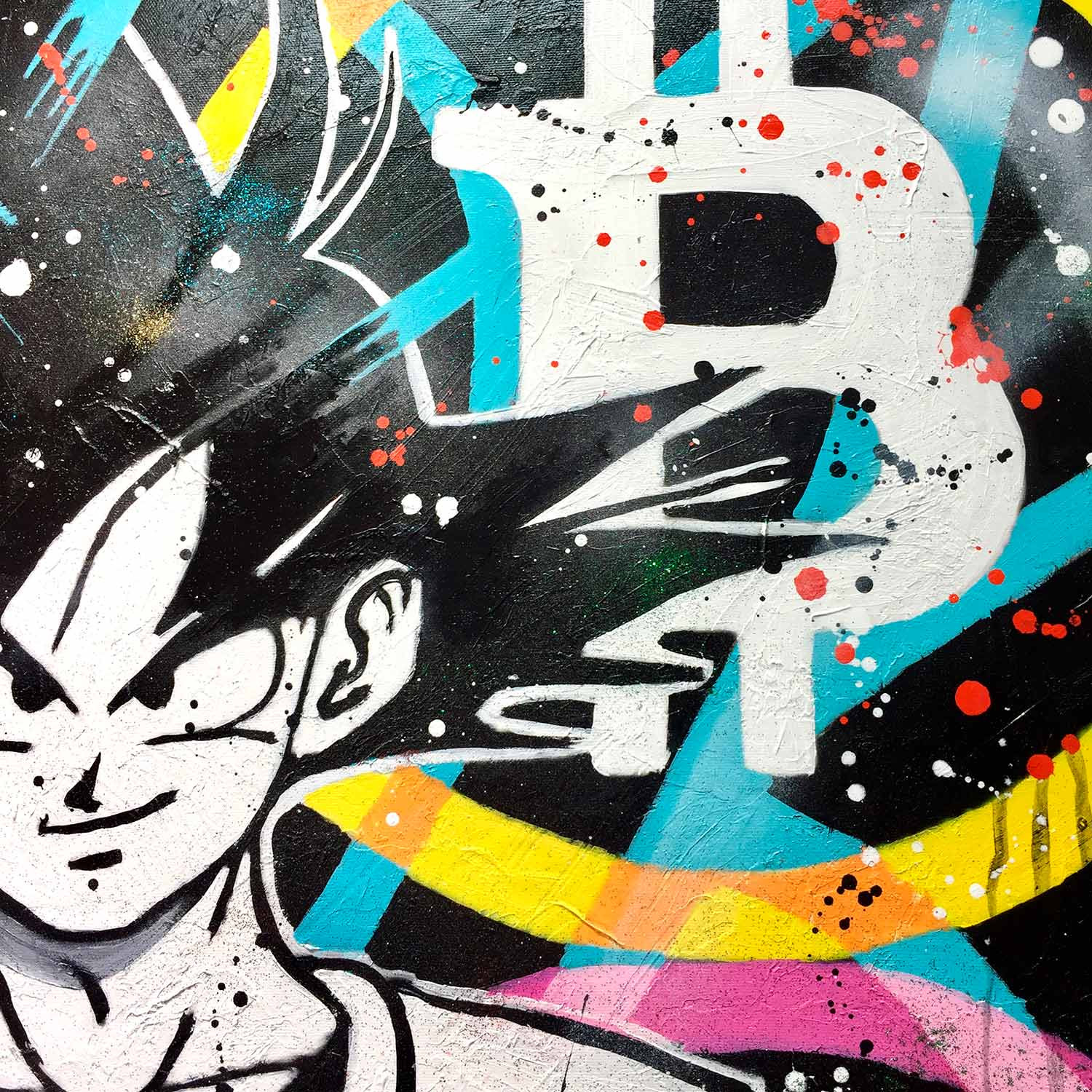Patrick Cornée, Son Goku, painting - Artalistic online contemporary art buying and selling gallery