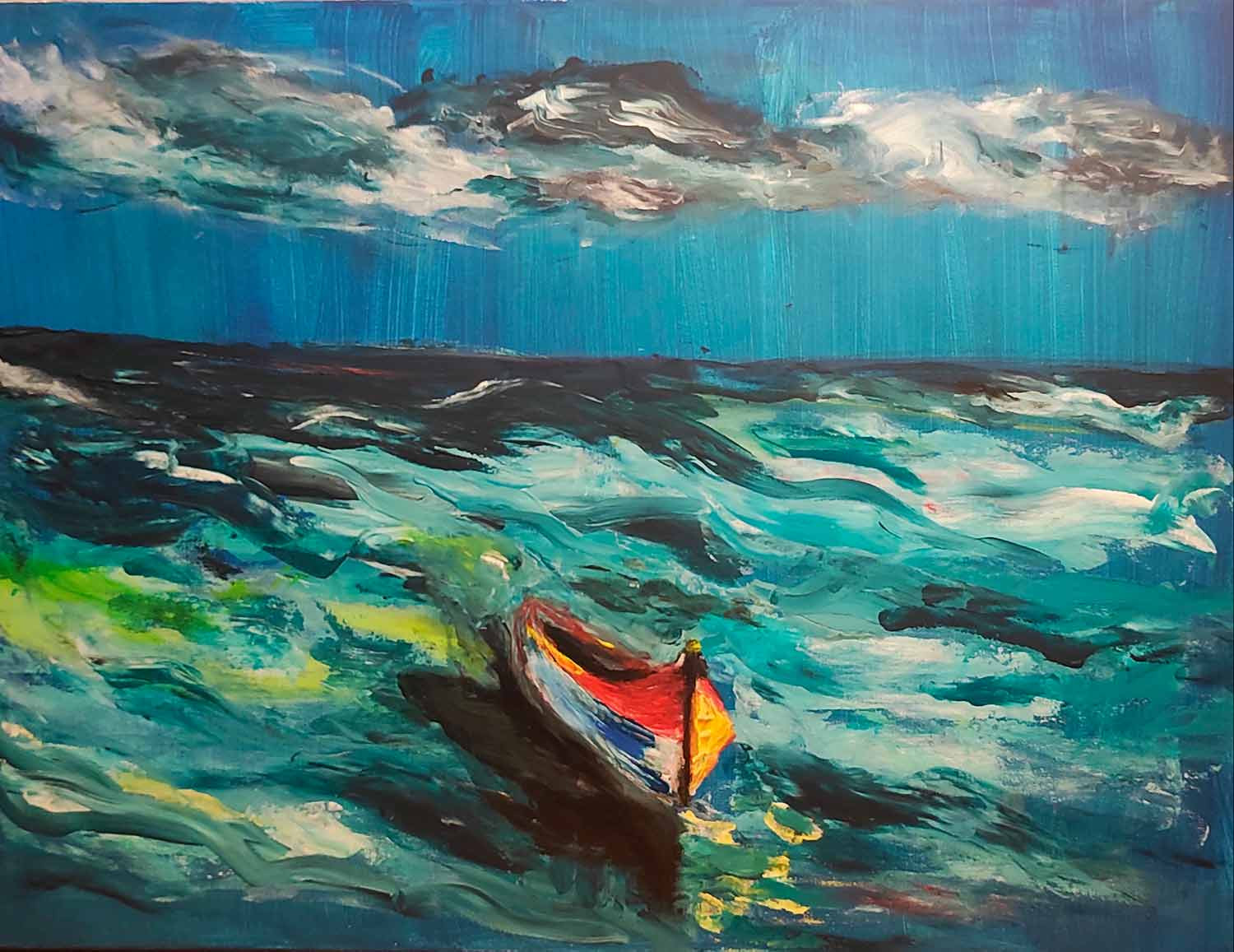 Tissa, Aimlessly, painting - Artalistic online contemporary art buying and selling gallery