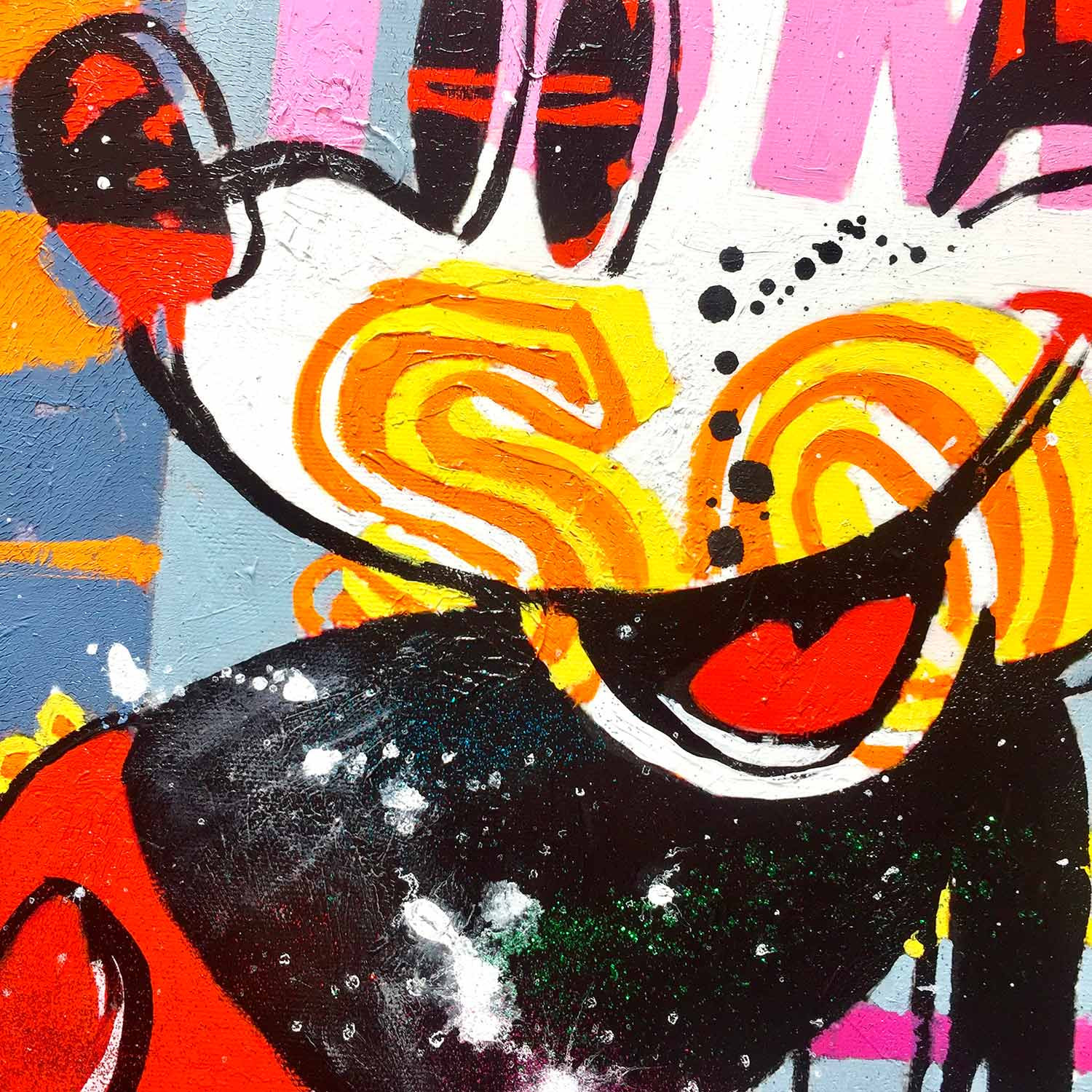 Patrick Cornée, Mickey, painting - Artalistic online contemporary art buying and selling gallery