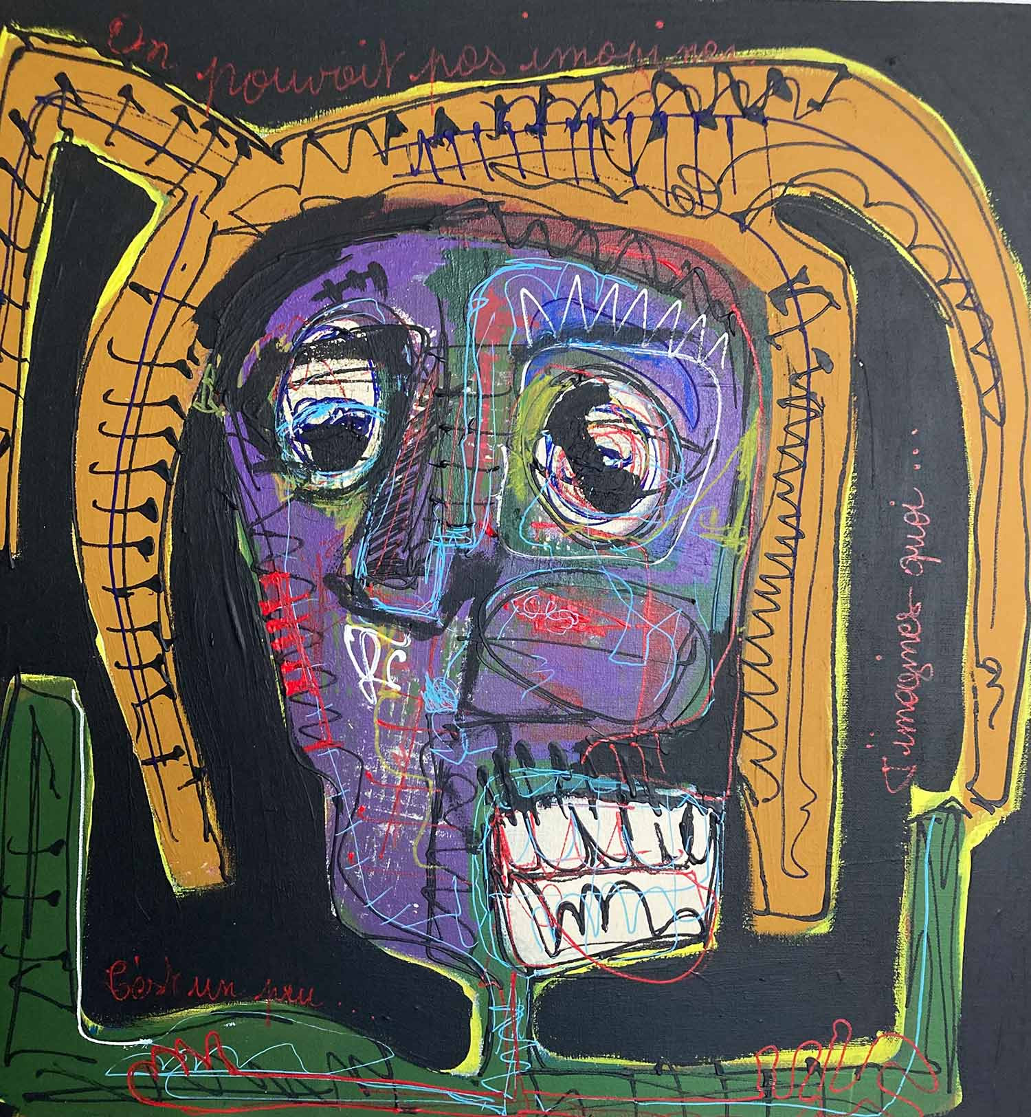 Eric Stein, T'imagines quoi, painting - Artalistic online contemporary art buying and selling gallery