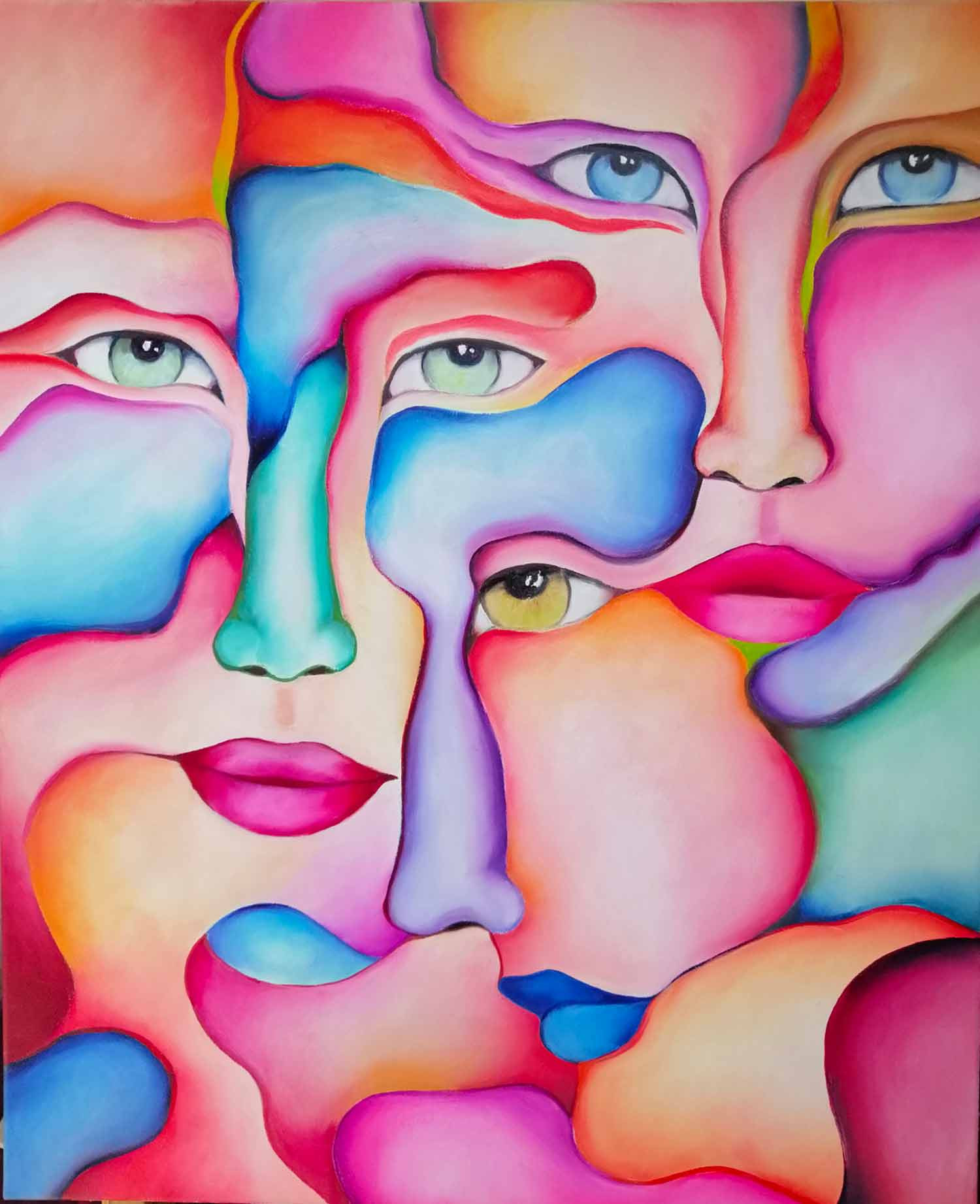Irène Mahon, inclination, painting - Artalistic online contemporary art buying and selling gallery