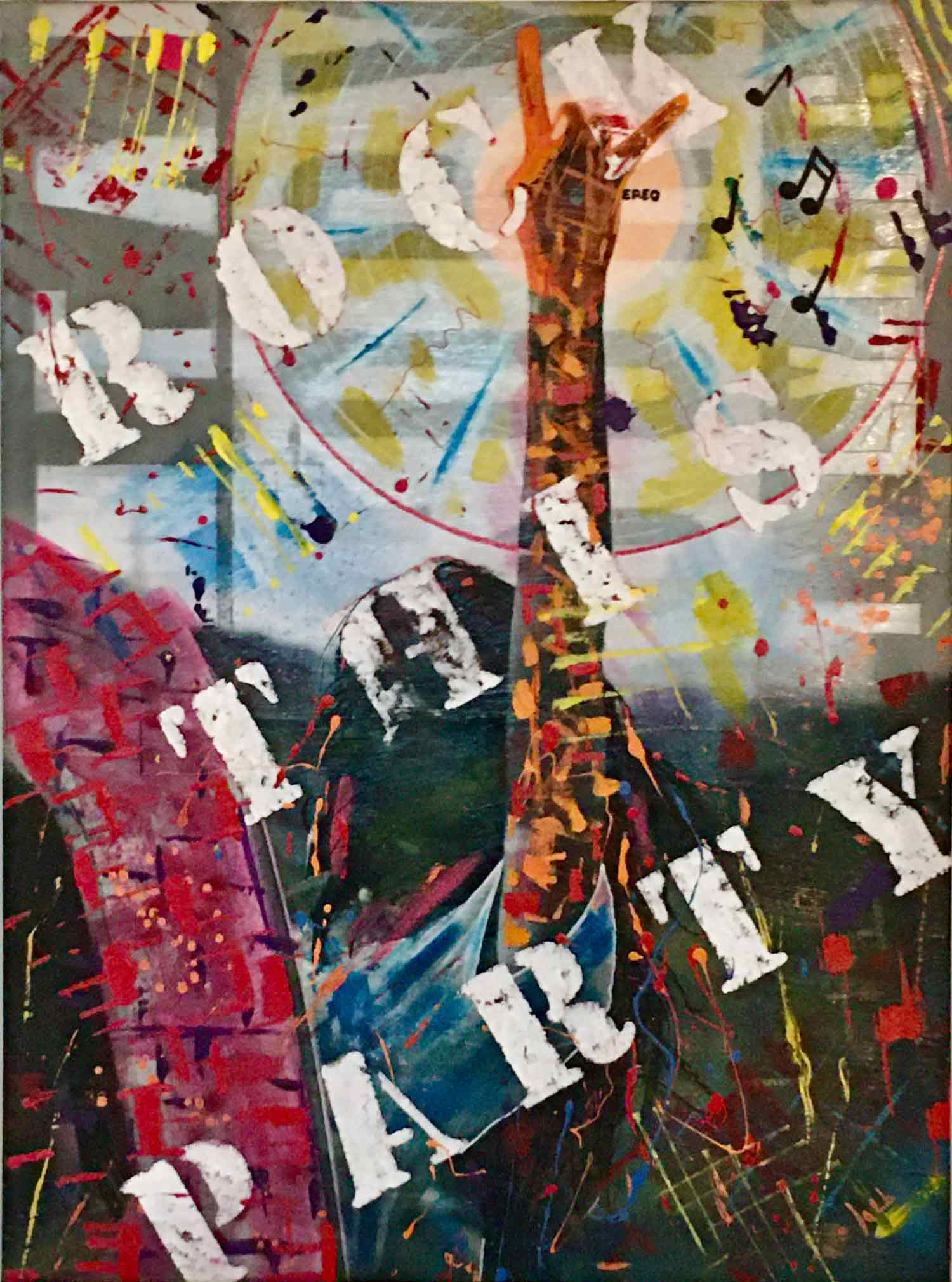 Fa2b, Rock this party, painting - Artalistic online contemporary art buying and selling gallery